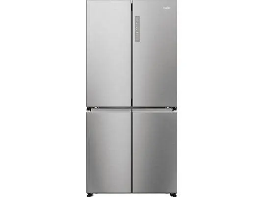 HAIER HCR7818DNMM CUBE 83 SERIE 7 French Door Kühlgefrierkombination (467 l, D, 1815 mm hoch, Edelstahl)