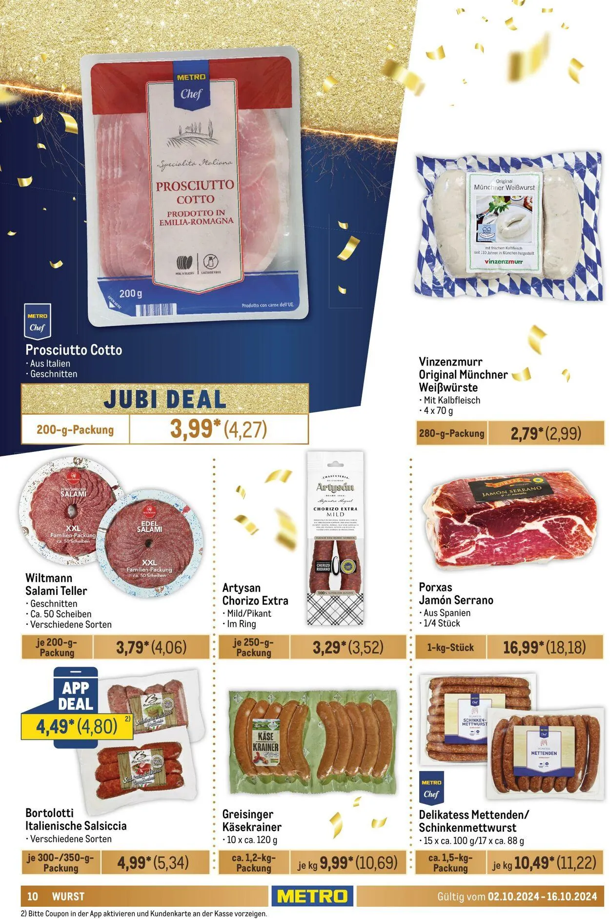 Metro Aktueller Prospekt von 1. Mai bis 15. Mai 2025 - Prospekt seite 10