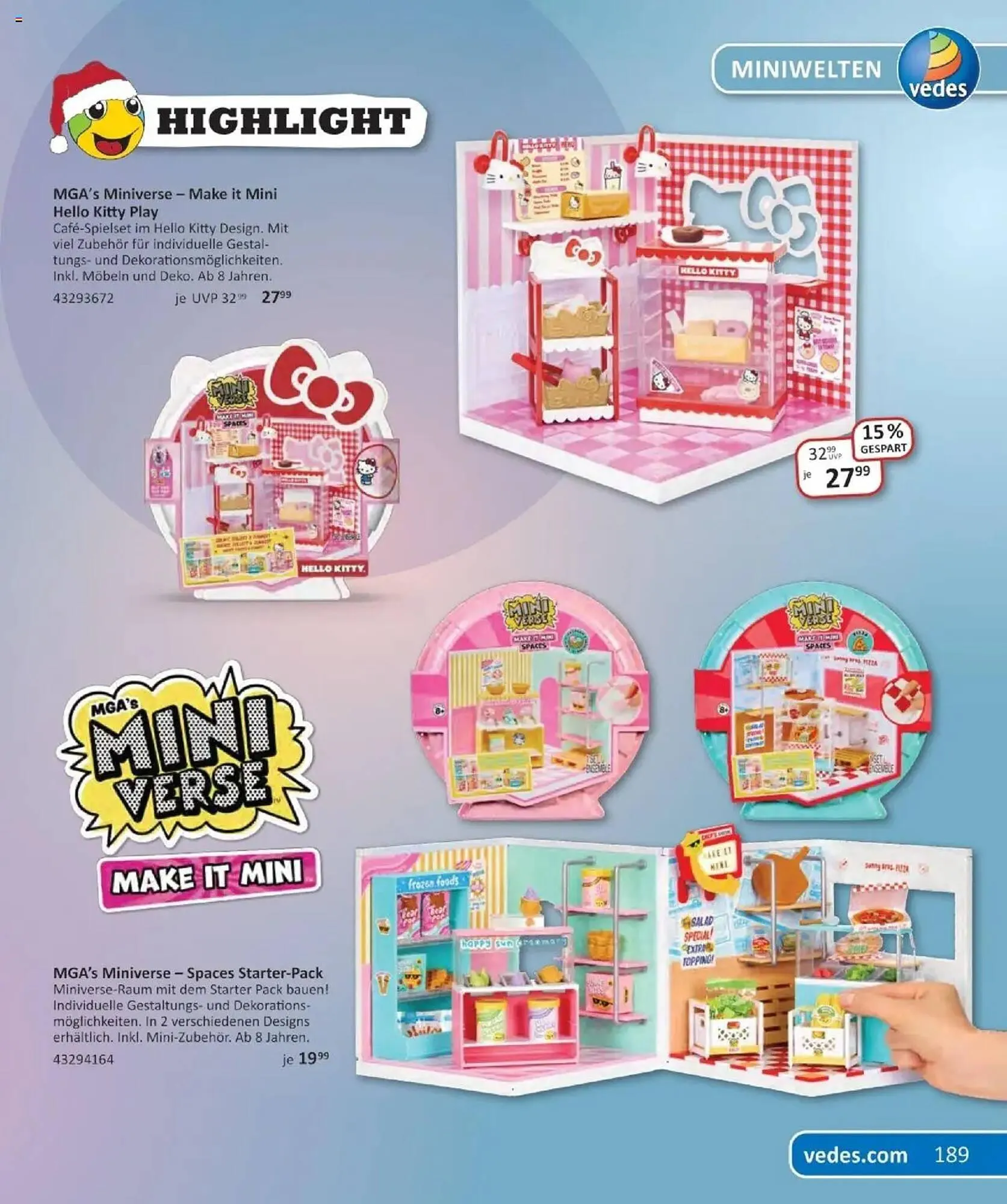 Vedes Prospekt von 29. September bis 6. Januar 2026 - Prospekt seite 189