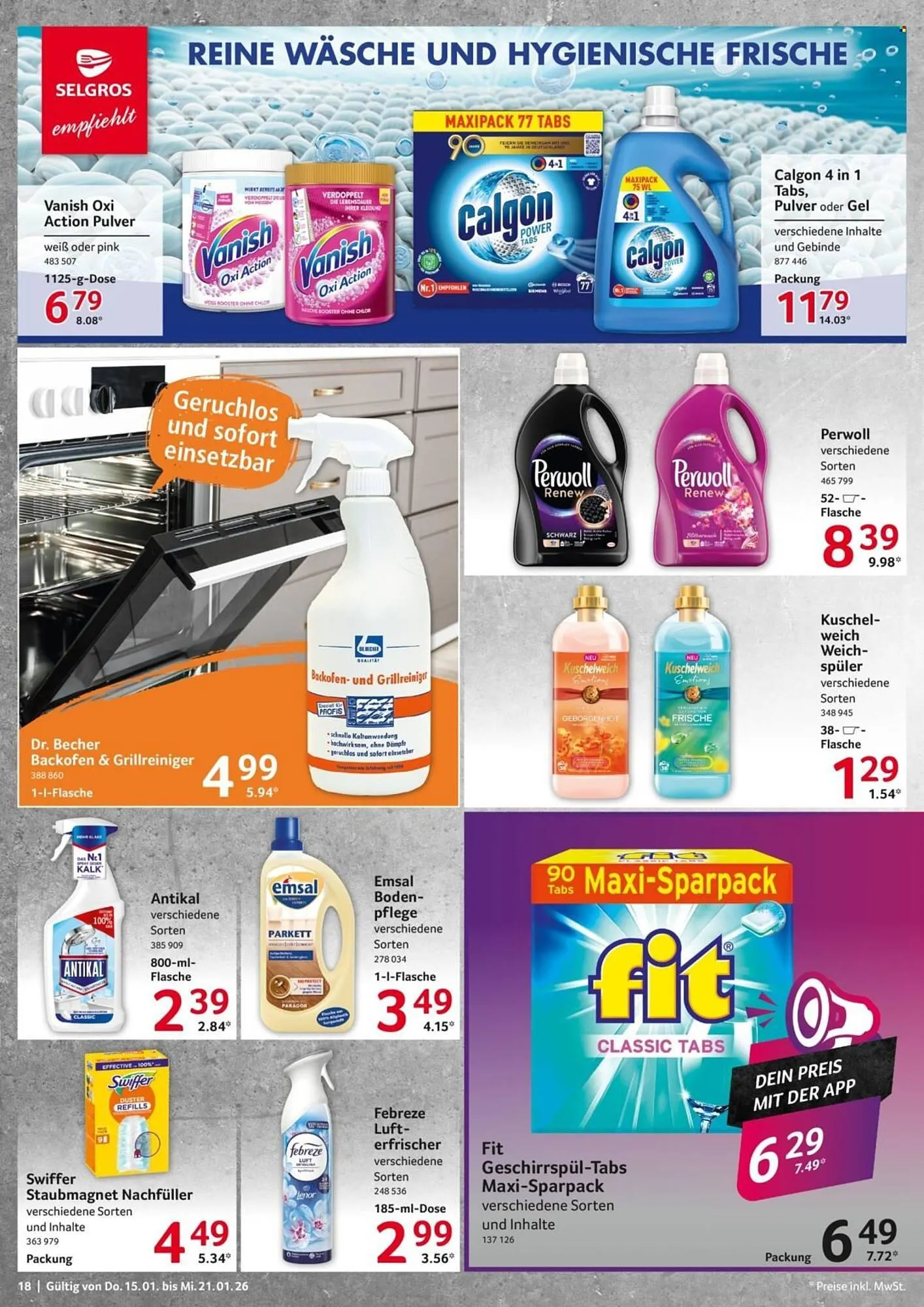 Selgros Prospekt von 15. Januar bis 21. Januar 2026 - Prospekt seite 18