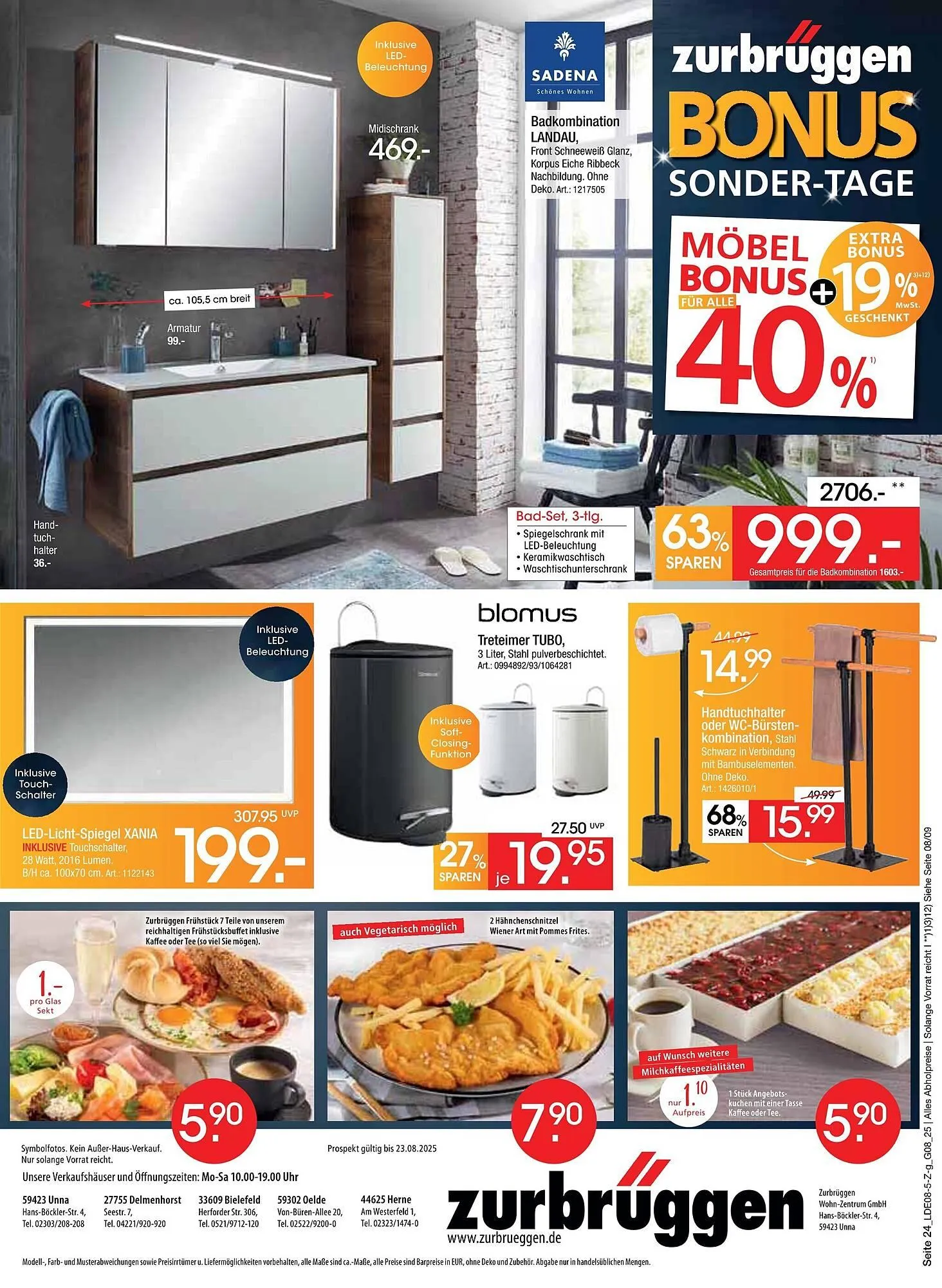 Zurbrüggen Prospekt von 2. August bis 23. August 2025 - Prospekt seite 46