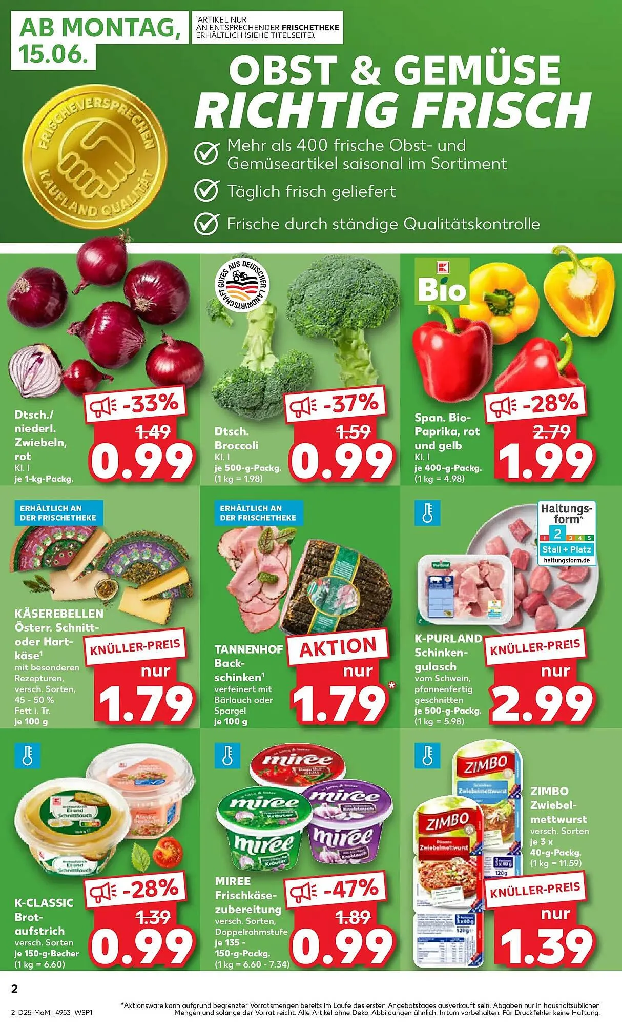 Kaufland Prospekt von 14. Juni bis 17. Juni 2026 - Prospekt seite 2