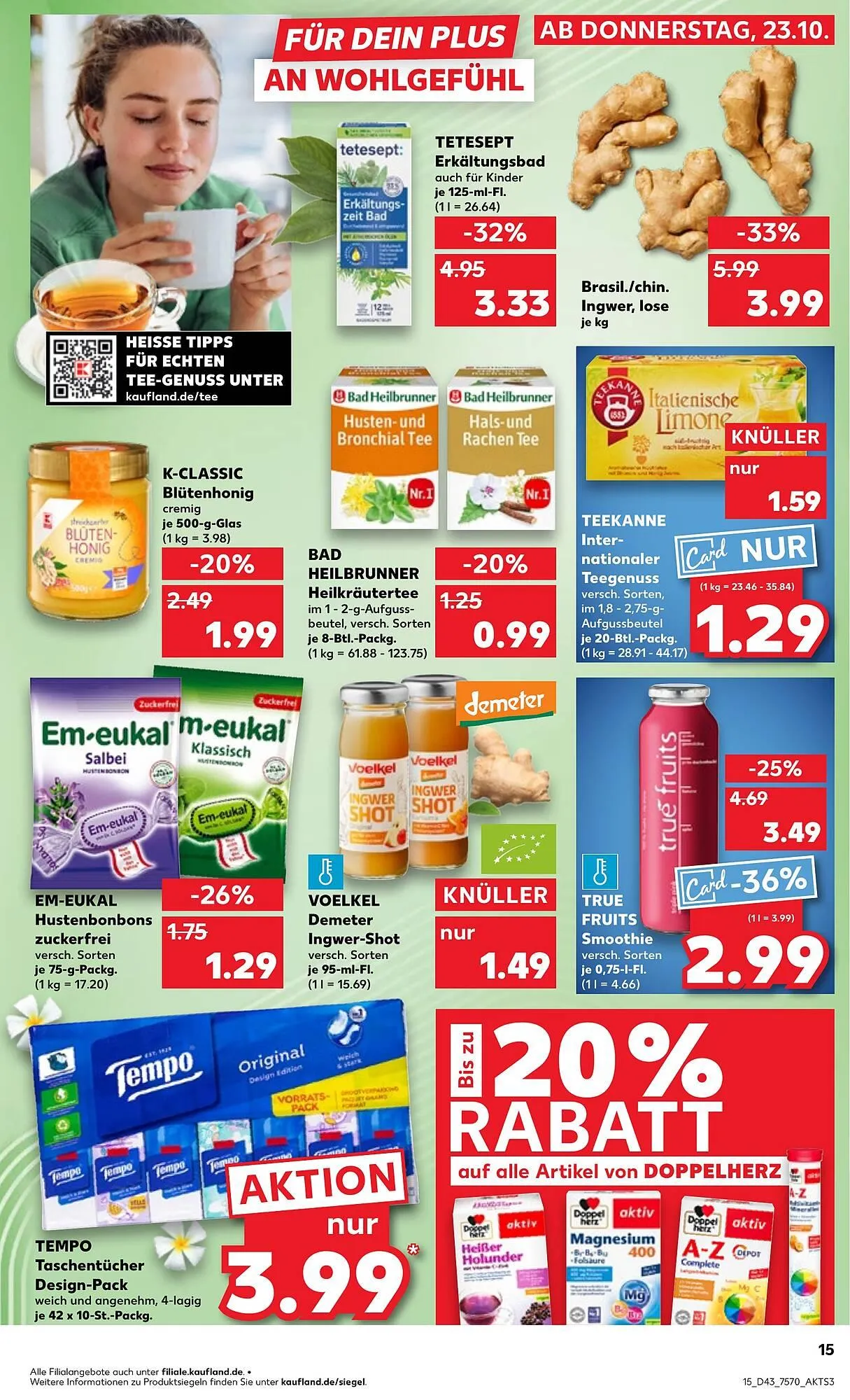 Kaufland Prospekt von 23. Oktober bis 29. Oktober 2025 - Prospekt seite 15