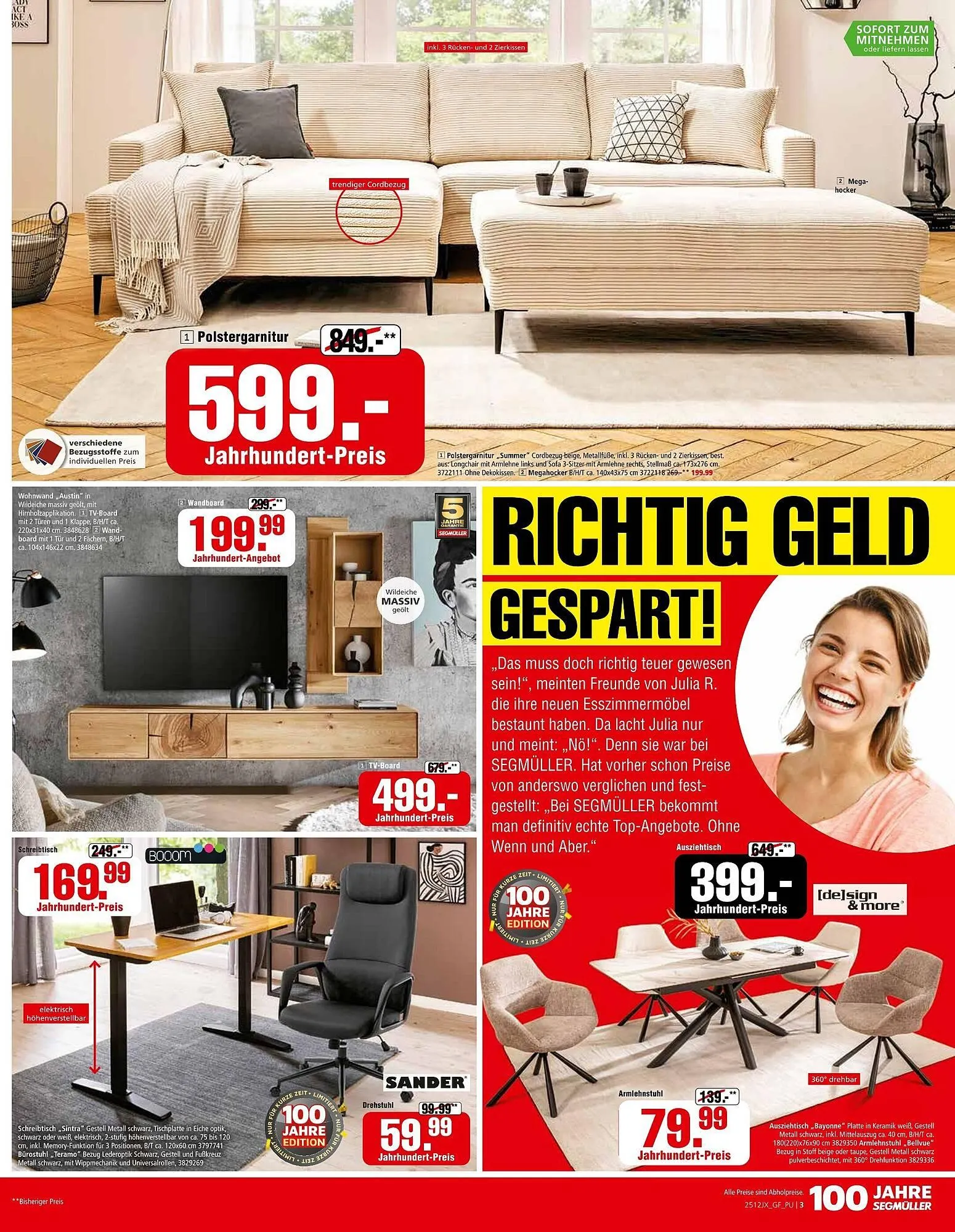 Segmüller Prospekt von 29. November bis 20. Dezember 2025 - Prospekt seite 3