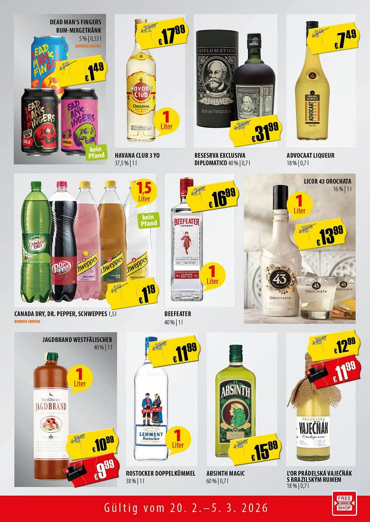 FreeOneShop Prospekt von 20. Februar bis 5. März 2026 - Prospekt seite 3