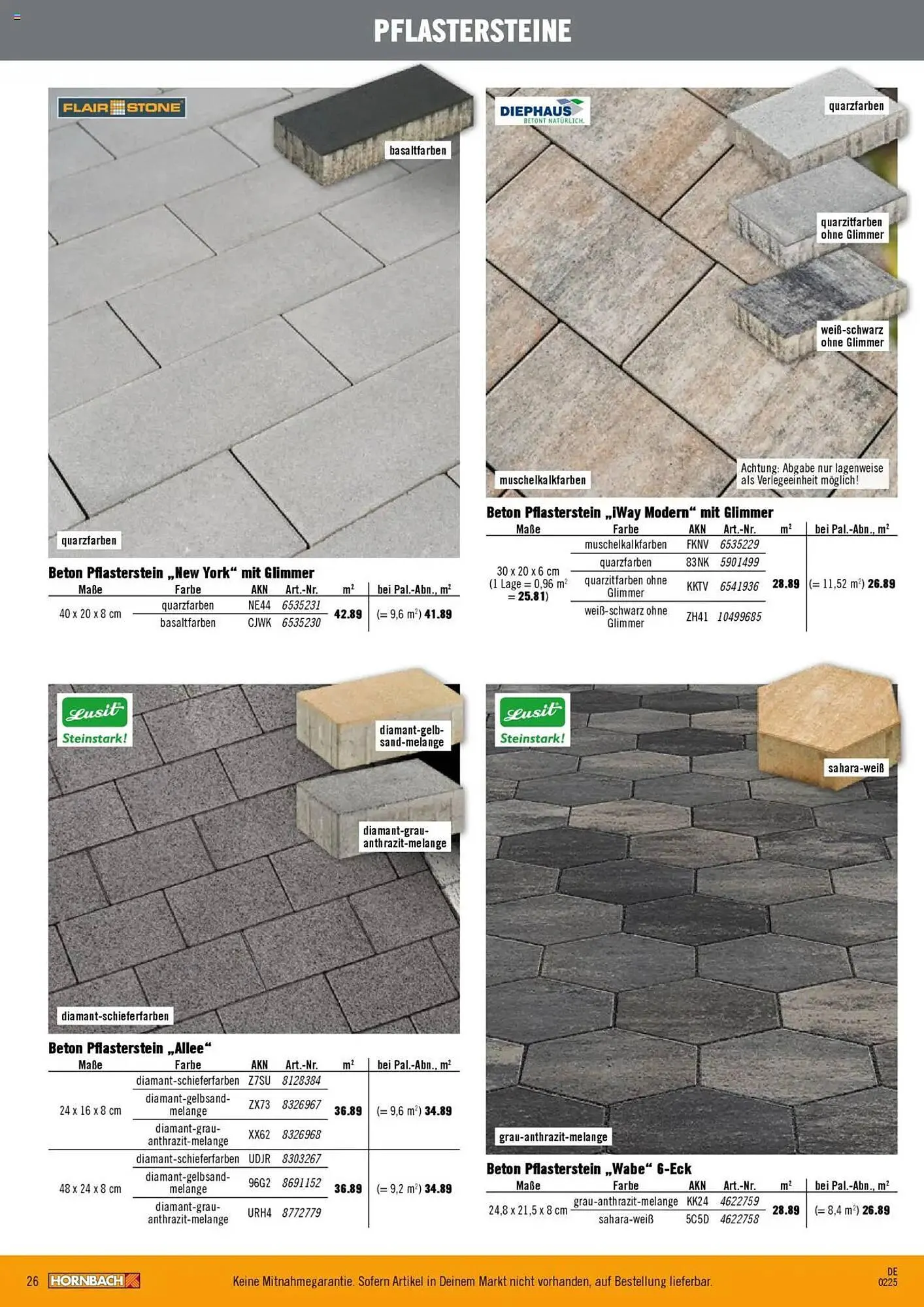 Hornbach Prospekt von 28. Februar bis 29. März 2025 - Prospekt seite 26