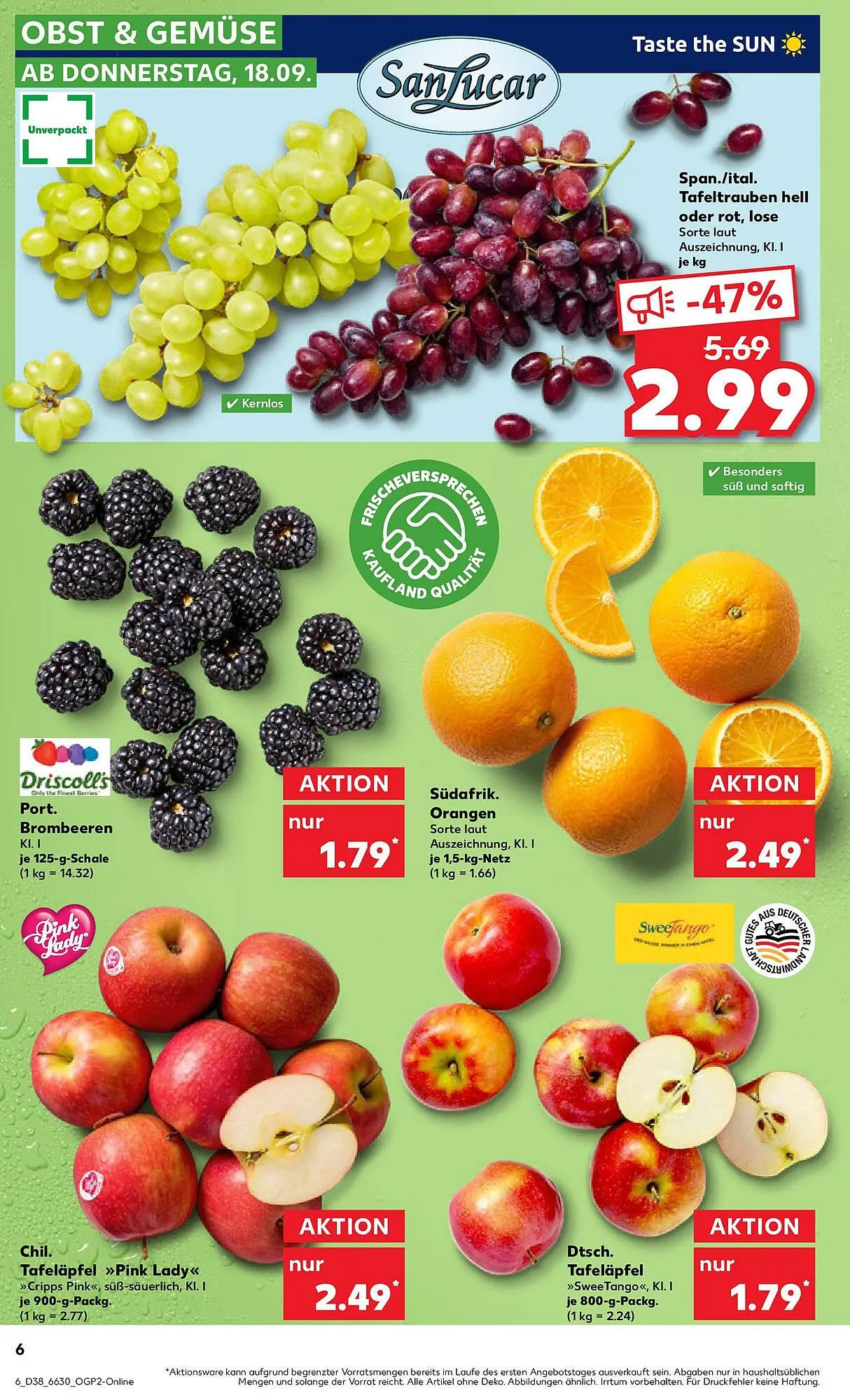 Kaufland Prospekt von 21. September bis 24. September 2025 - Prospekt seite 6
