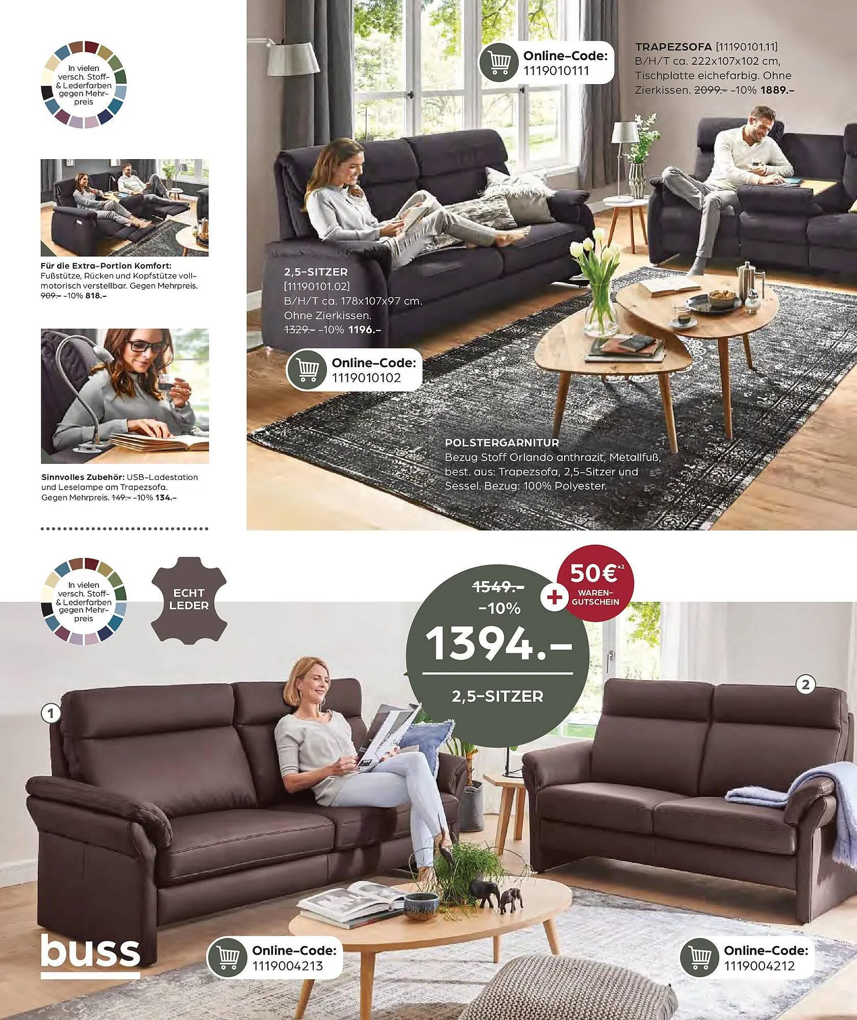 Möbel Buss Prospekt von 27. Februar bis 17. März 2025 - Prospekt seite 12