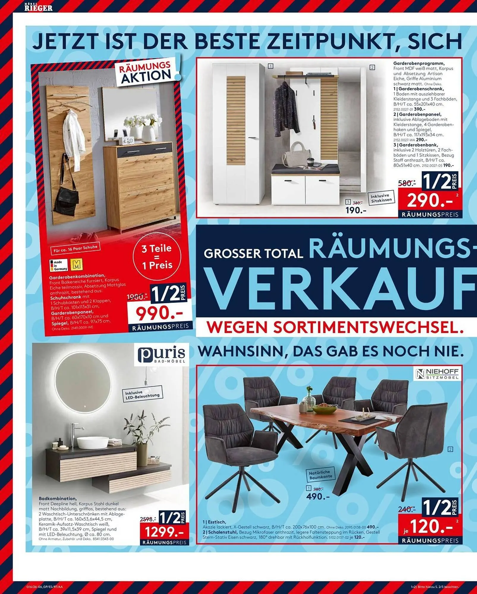 Möbel Rieger Prospekt von 15. April bis 28. April 2026 - Prospekt seite 6