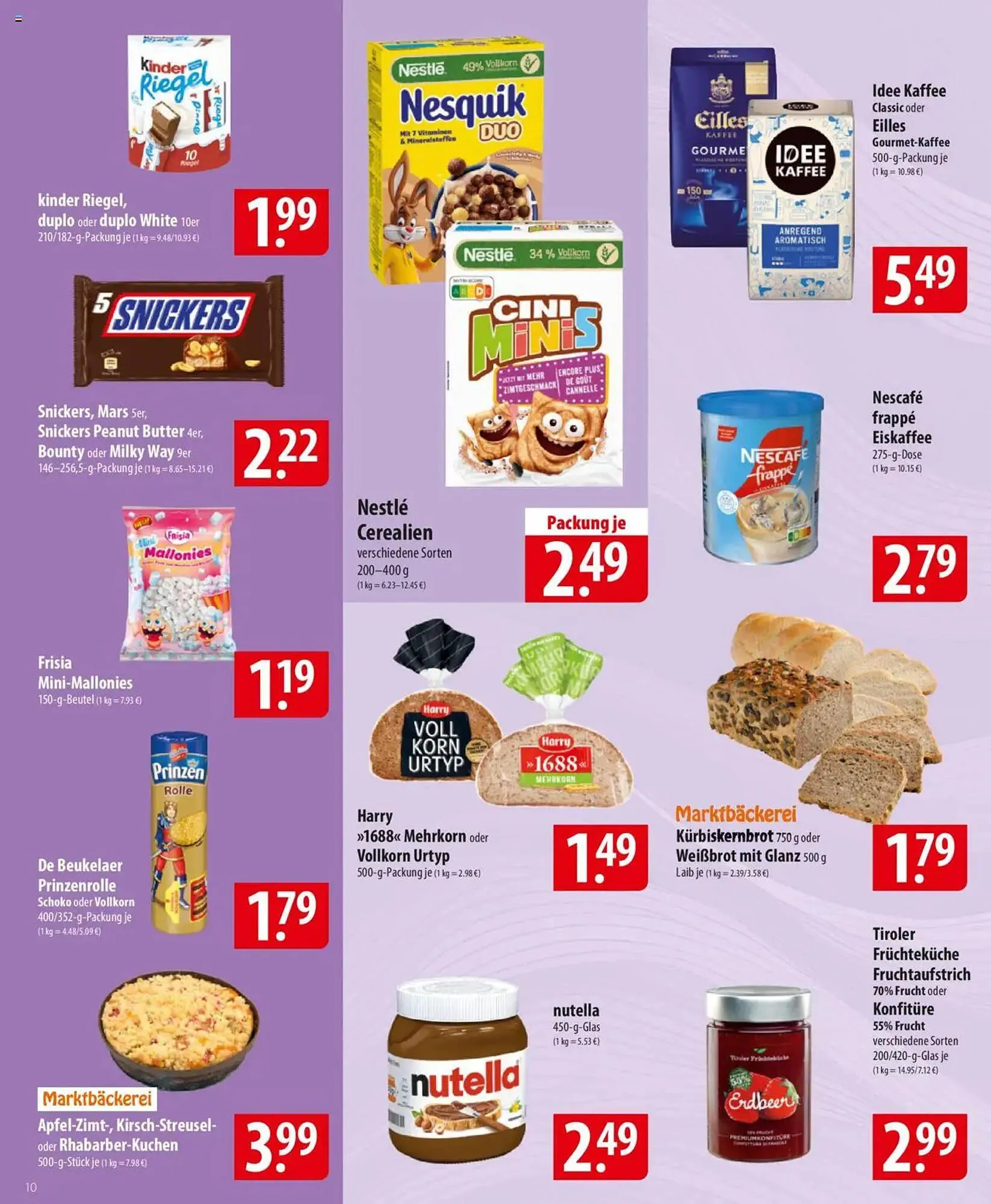 Famila Nord Ost Prospekt von 12. Mai bis 17. Mai 2025 - Prospekt seite 10