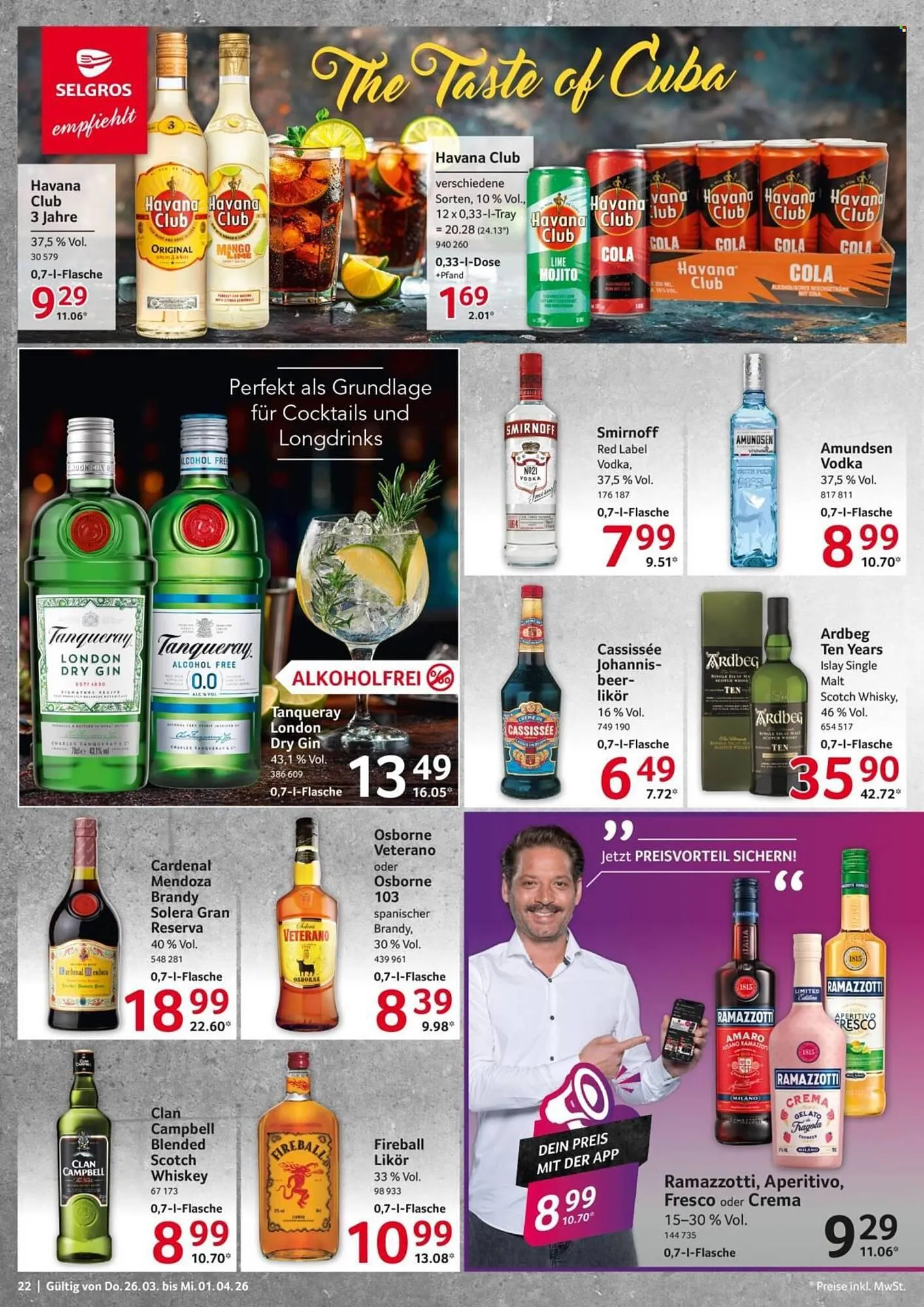 Selgros Prospekt von 26. März bis 1. April 2026 - Prospekt seite 22