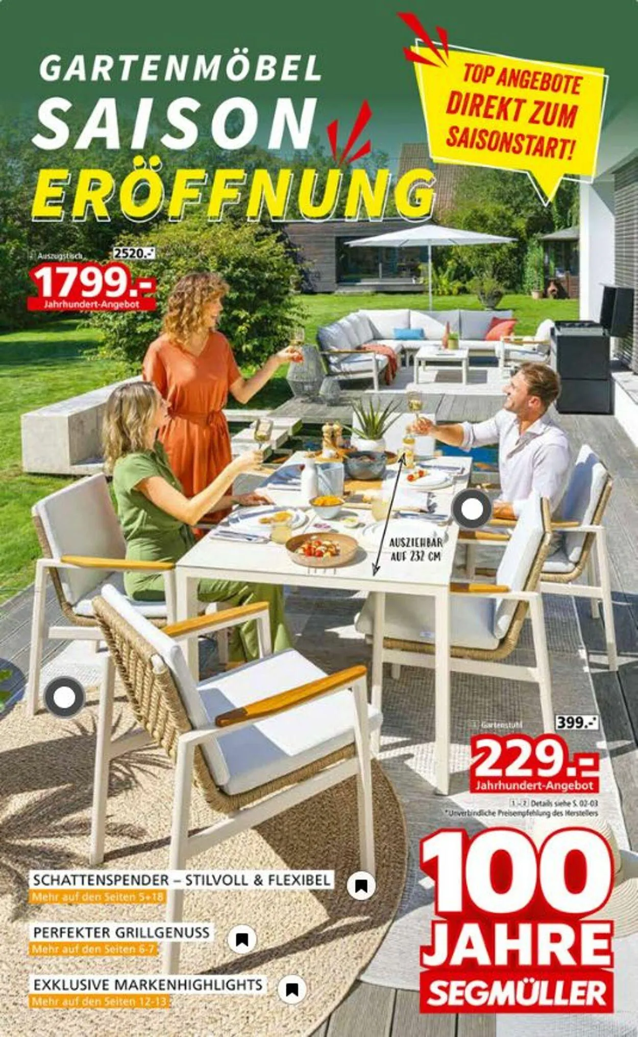 SEGMÜLLER von 5. April bis 26. April 2025 - Prospekt seite 1