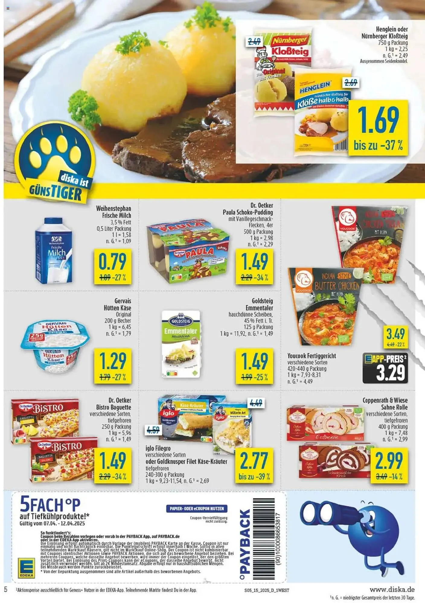 diska Prospekt von 7. April bis 12. April 2025 - Prospekt seite 5