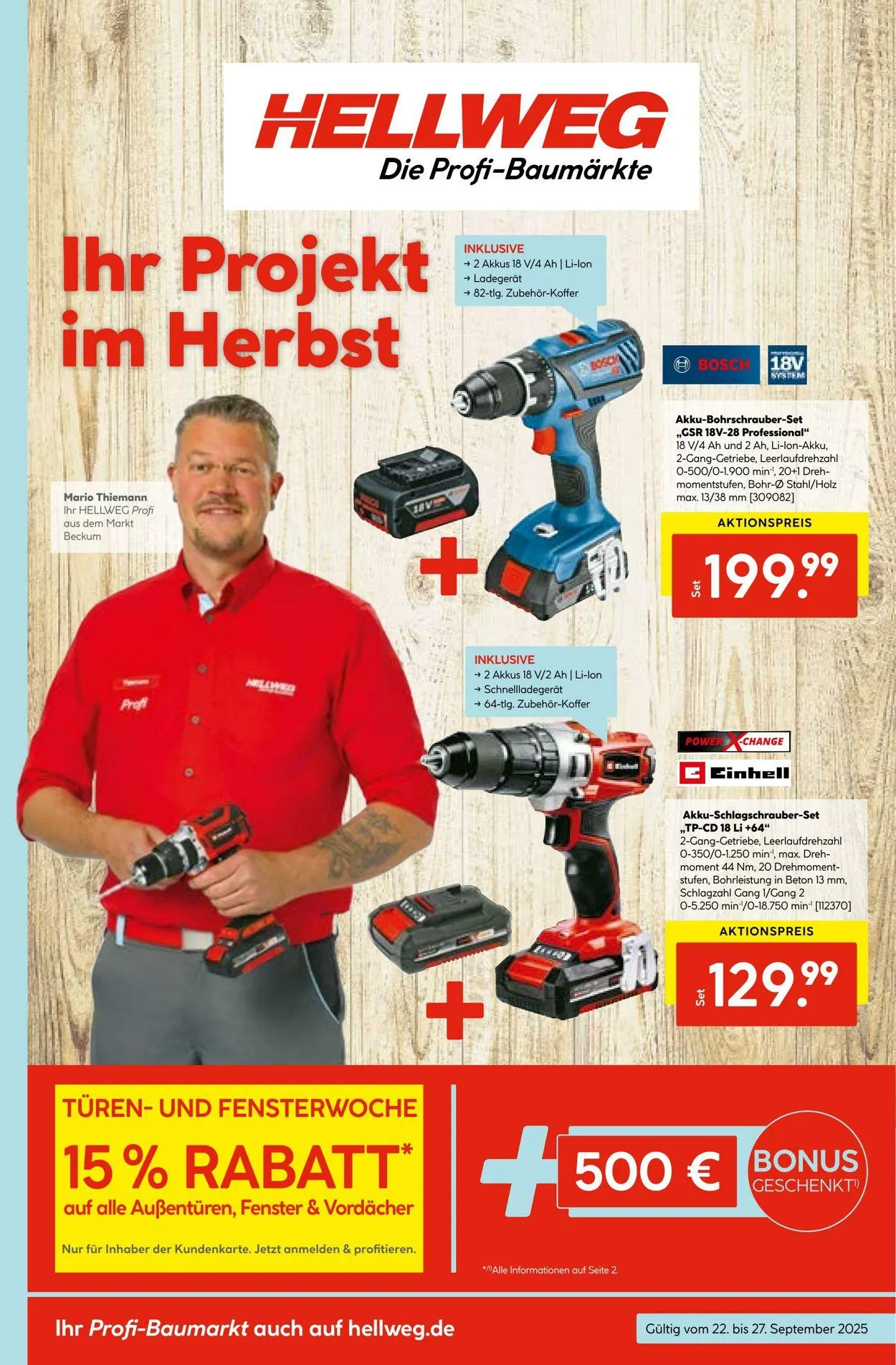 Hellweg Aktueller Prospekt von 24. November bis 8. Dezember 2025 - Prospekt seite 1