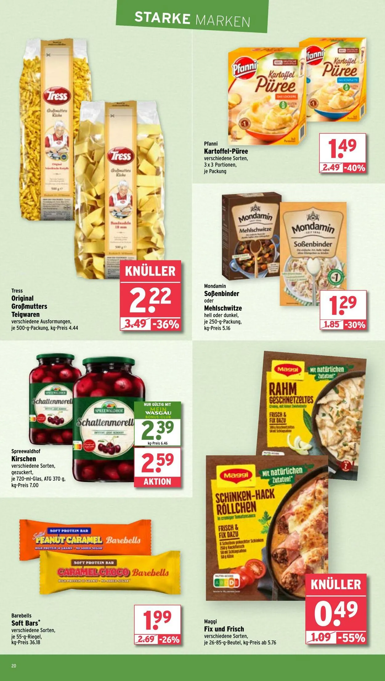 WASGAU Aktueller Prospekt von 23. März bis 6. April 2025 - Prospekt seite 20