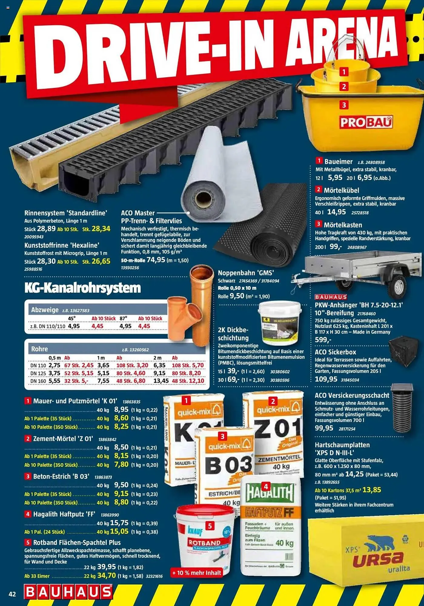 Bauhaus Prospekt von 29. März bis 3. Mai 2025 - Prospekt seite 42
