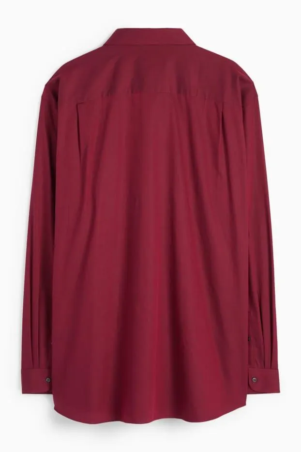 Shirt - regular fit - kent collar - easy-iron