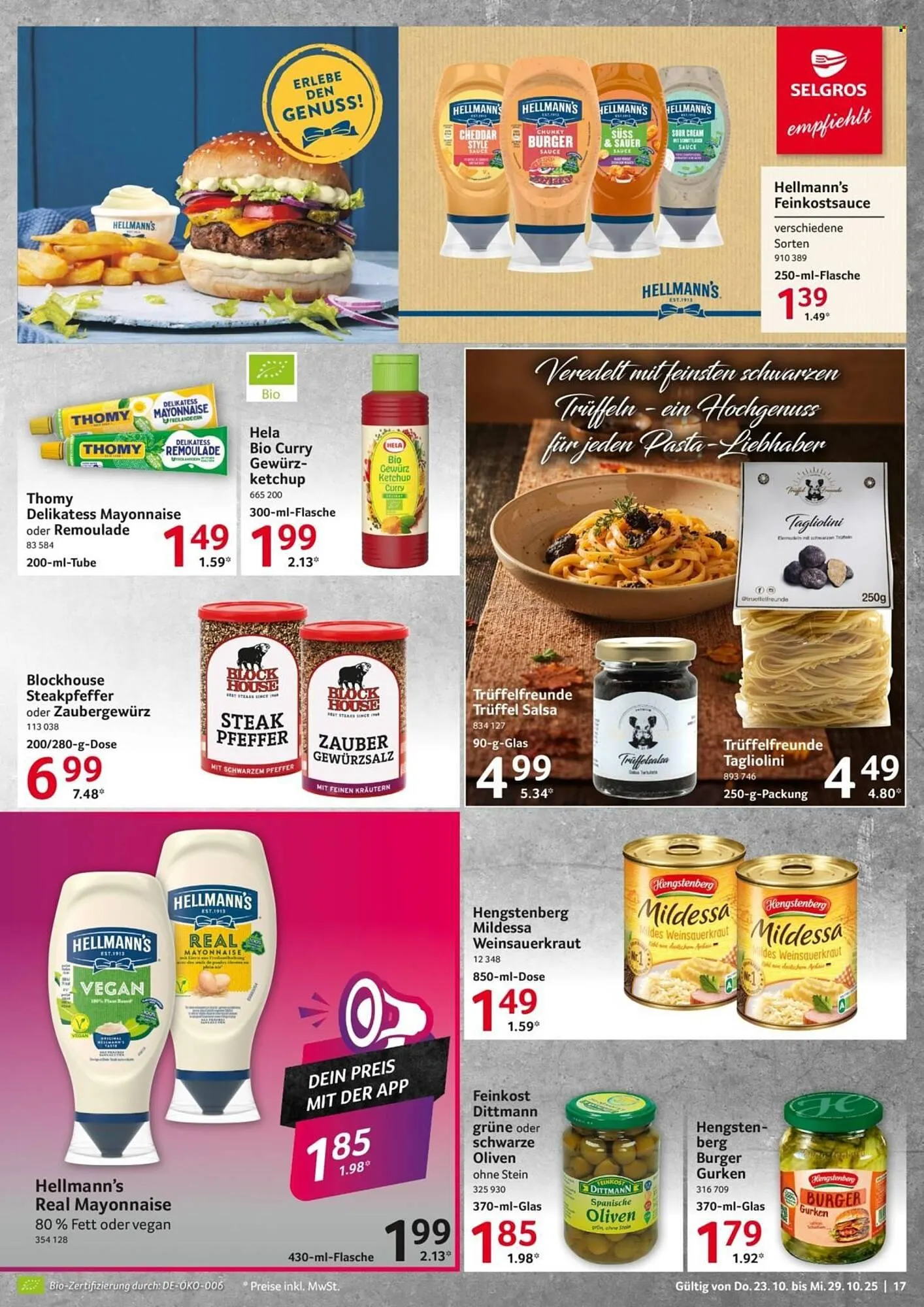 Selgros Prospekt von 23. Oktober bis 29. Oktober 2025 - Prospekt seite 17