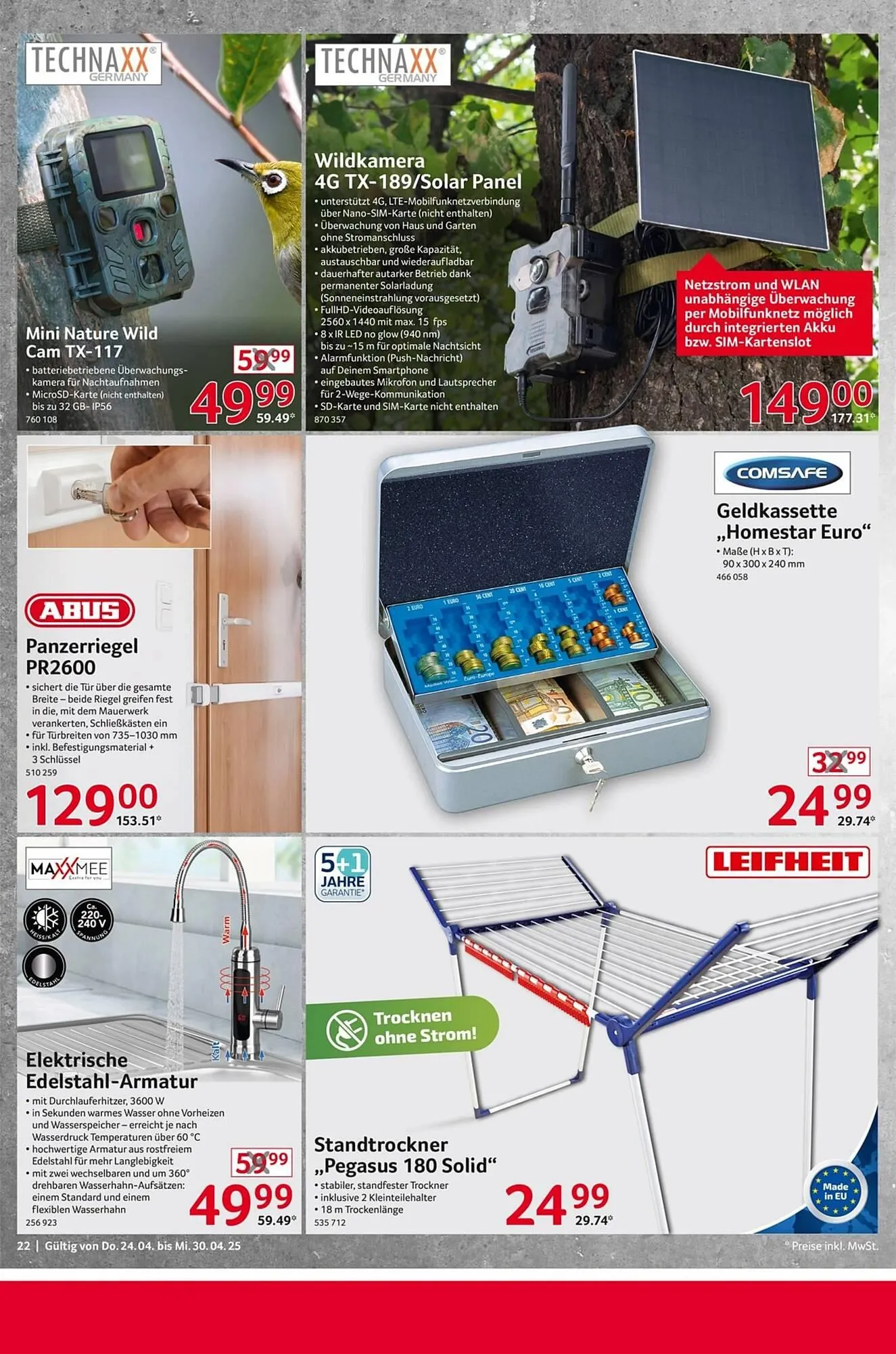 Selgros Prospekt von 24. April bis 30. April 2025 - Prospekt seite 22