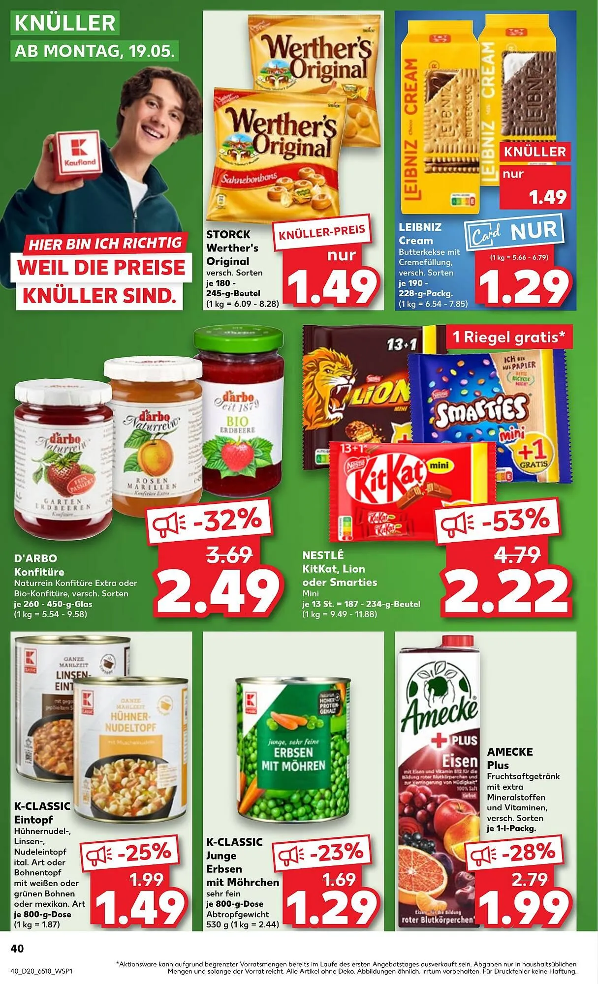 Kaufland Prospekt von 15. Mai bis 21. Mai 2025 - Prospekt seite 40
