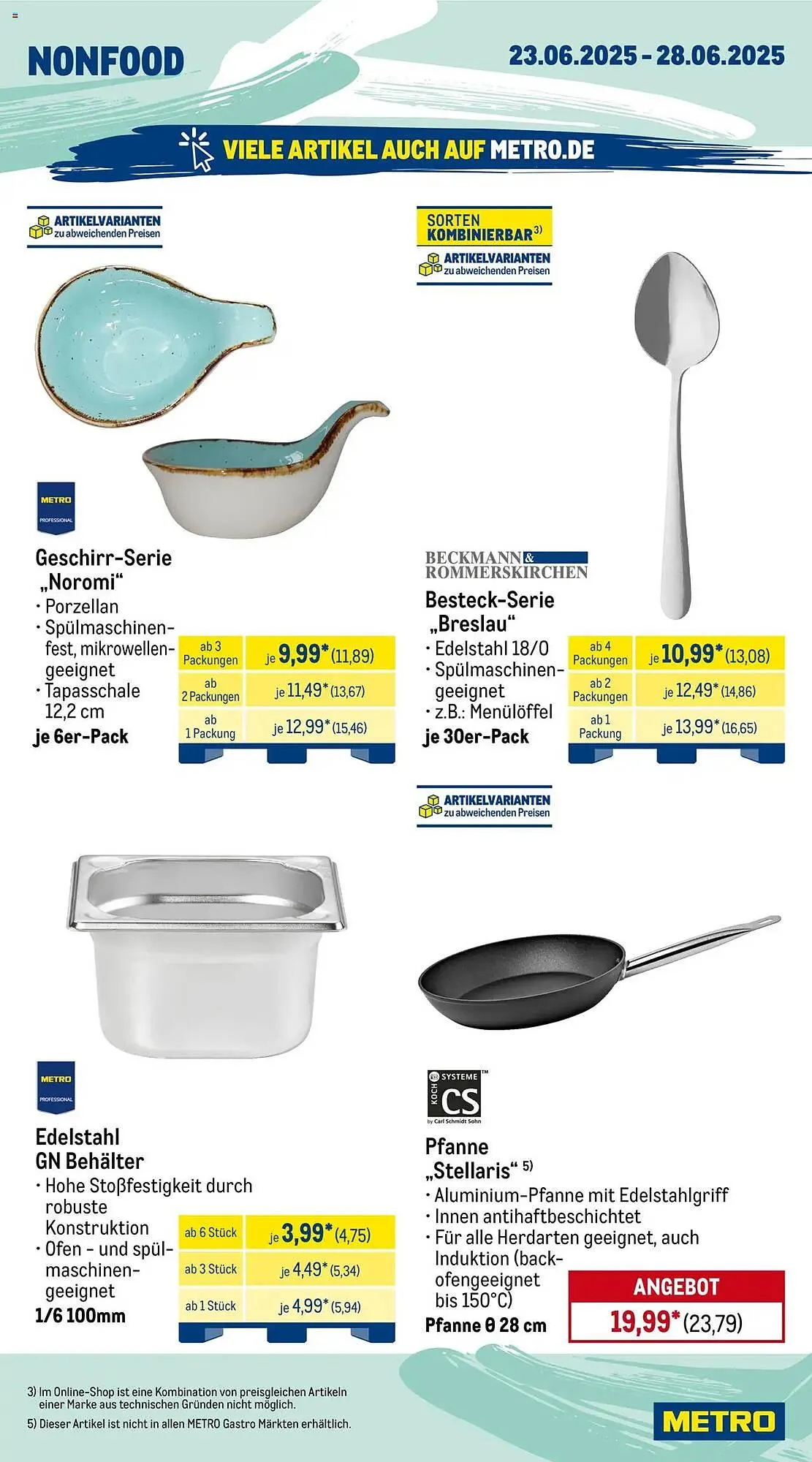 METRO Prospekt von 23. Juni bis 28. Juni 2025 - Prospekt seite 17