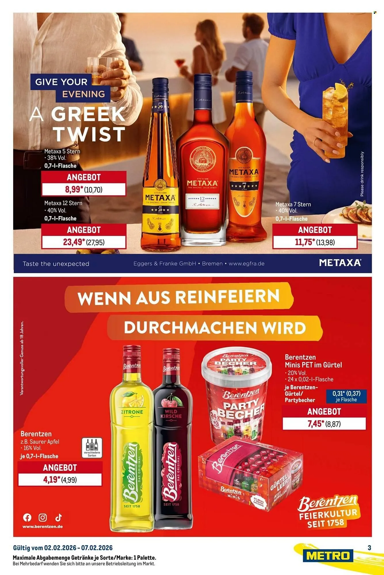 METRO Prospekt von 2. Februar bis 7. Februar 2026 - Prospekt seite 3