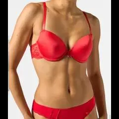 Roter Bügel-BH Janina, verstellbare Träger