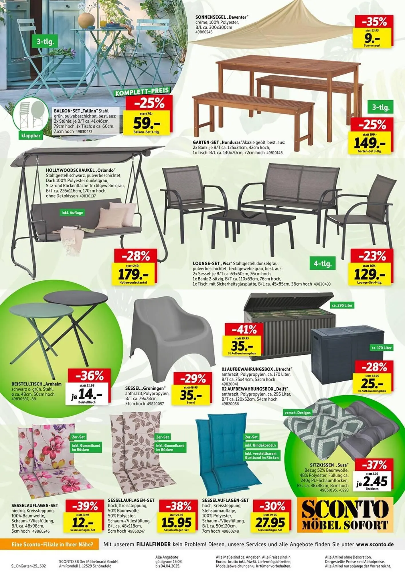 SCONTO Prospekt von 15. März bis 4. April 2025 - Prospekt seite 2