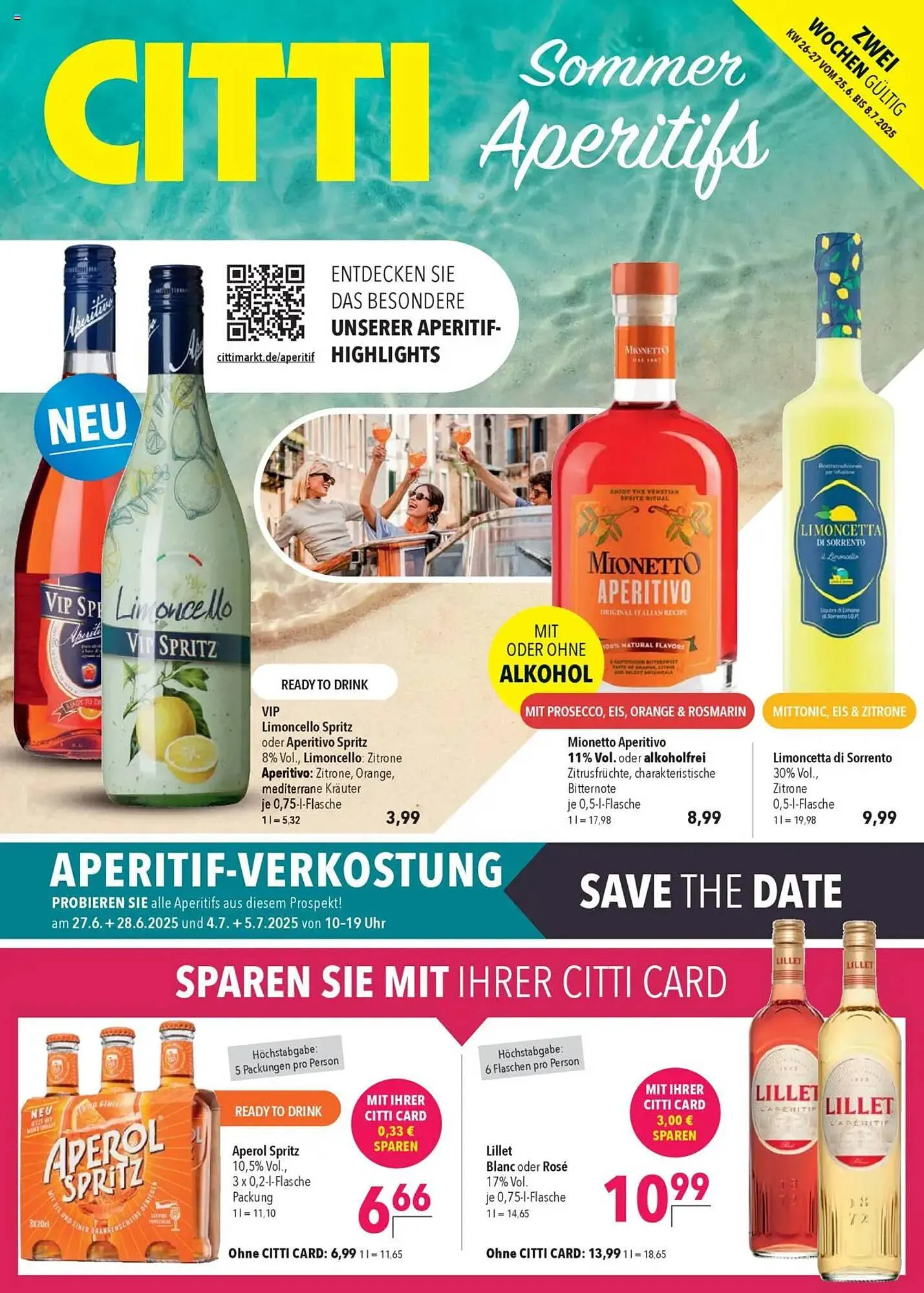 CITTI Markt Prospekt von 25. Juni bis 8. Juli 2025 - Prospekt seite 1