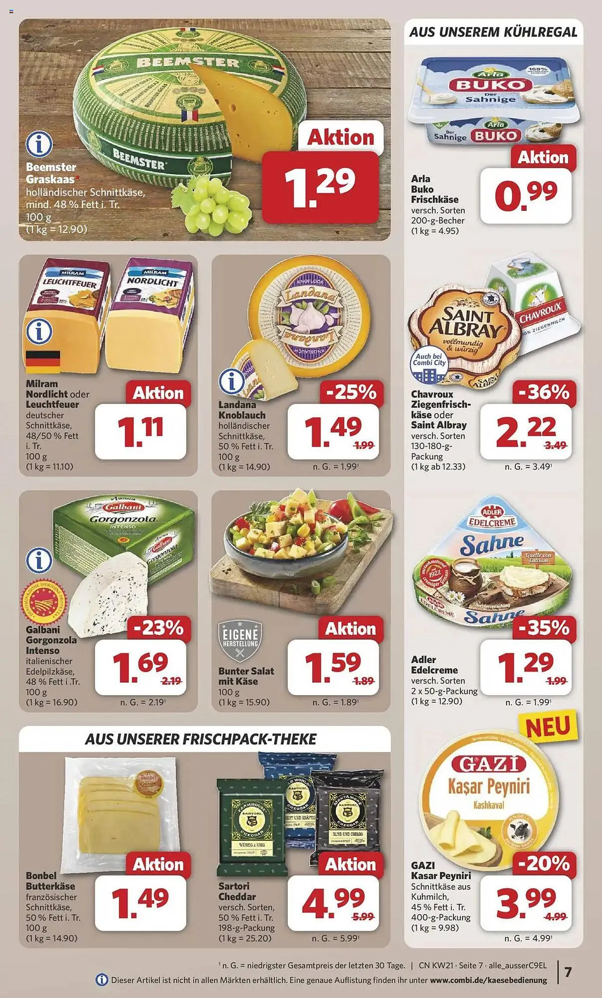 Combi Prospekt von 19. Mai bis 24. Mai 2025 - Prospekt seite 7