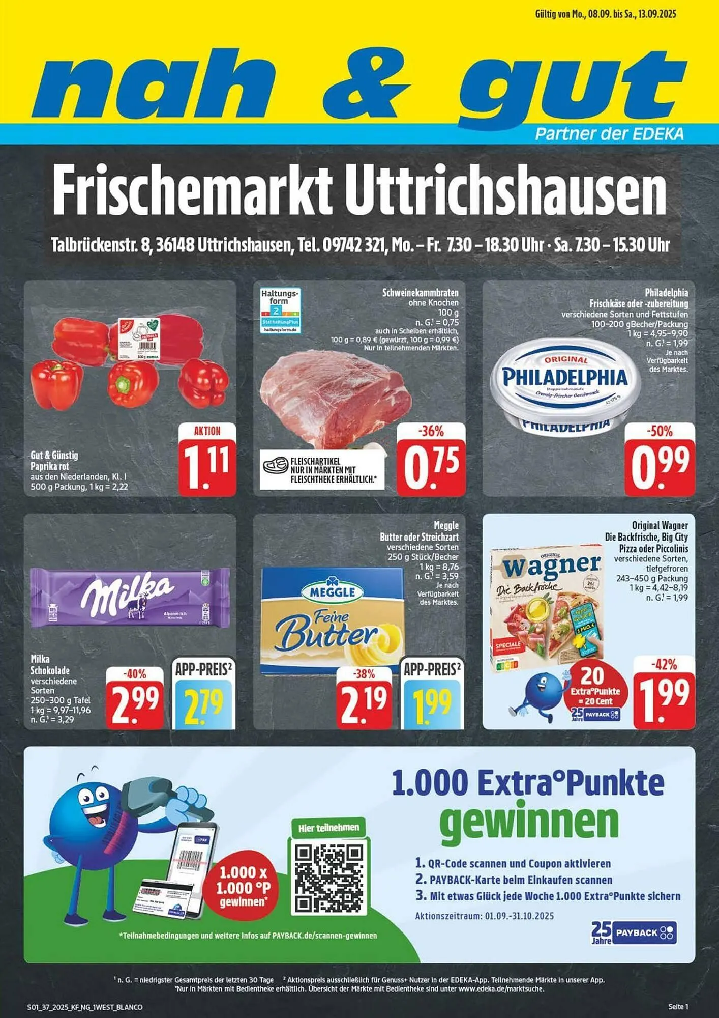 Nah & gut Prospekt von 6. September bis 13. September 2025 - Prospekt seite 1