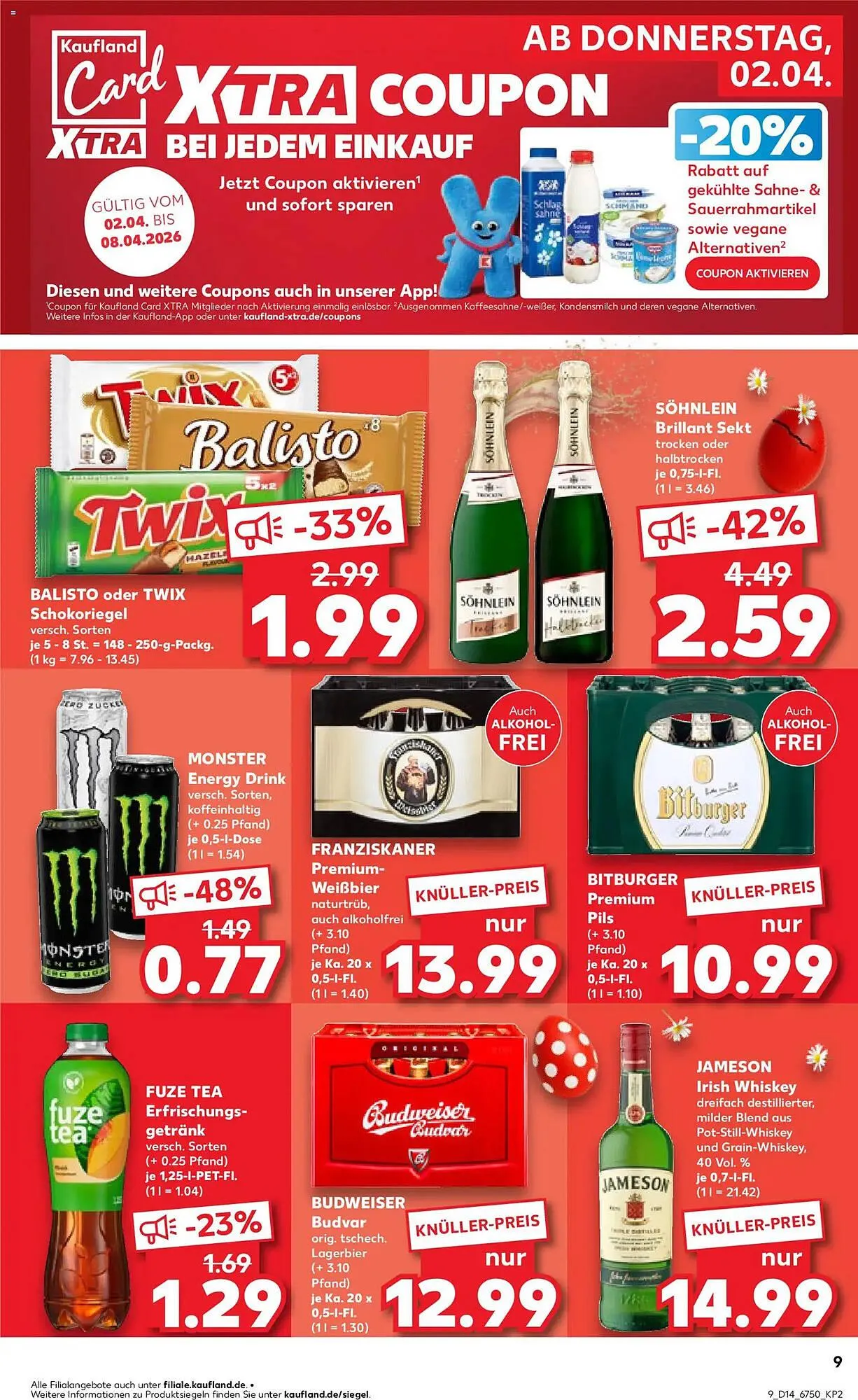 Kaufland Prospekt von 2. April bis 8. April 2026 - Prospekt seite 9