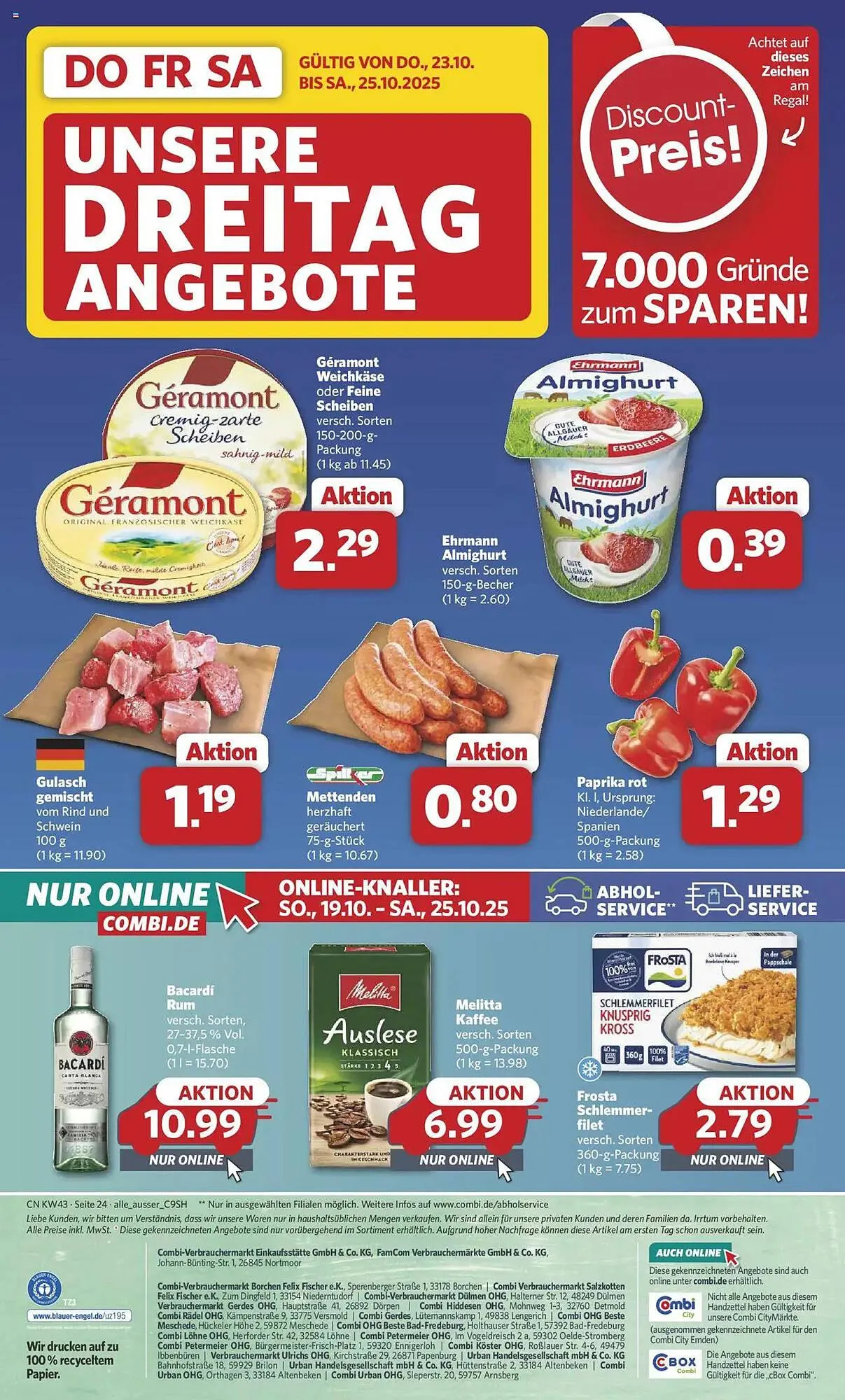 Combi Prospekt von 20. Oktober bis 25. Oktober 2025 - Prospekt seite 30