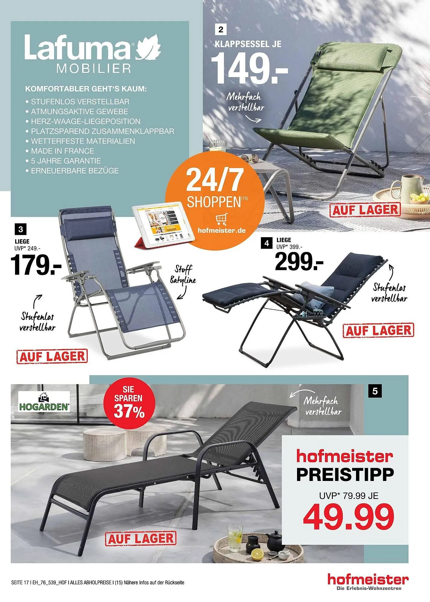 Hofmeister Prospekt von 8. April bis 5. Mai 2026 - Prospekt seite 17