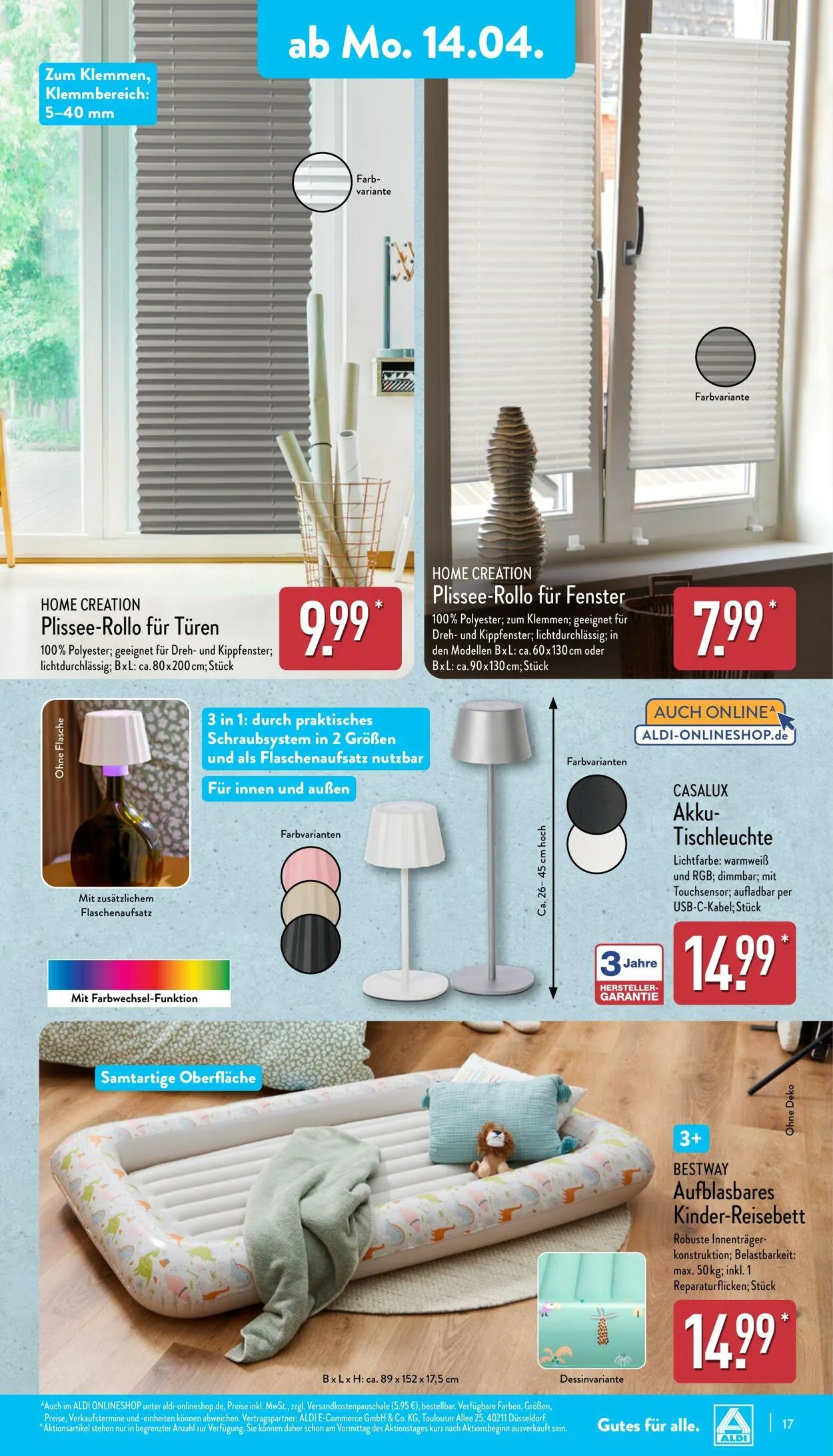 Aldi-Nord von 7. April bis 12. April 2025 - Prospekt seite 17