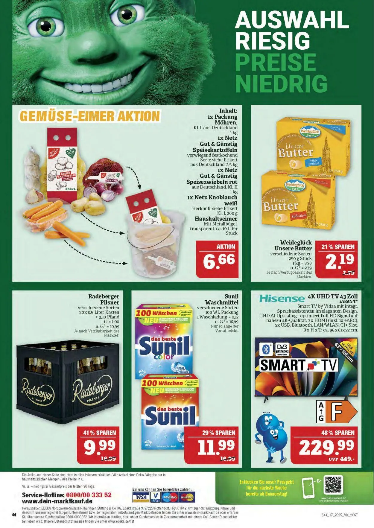 Marktkauf - Döbeln von 22. April bis 26. April 2025 - Prospekt seite 44
