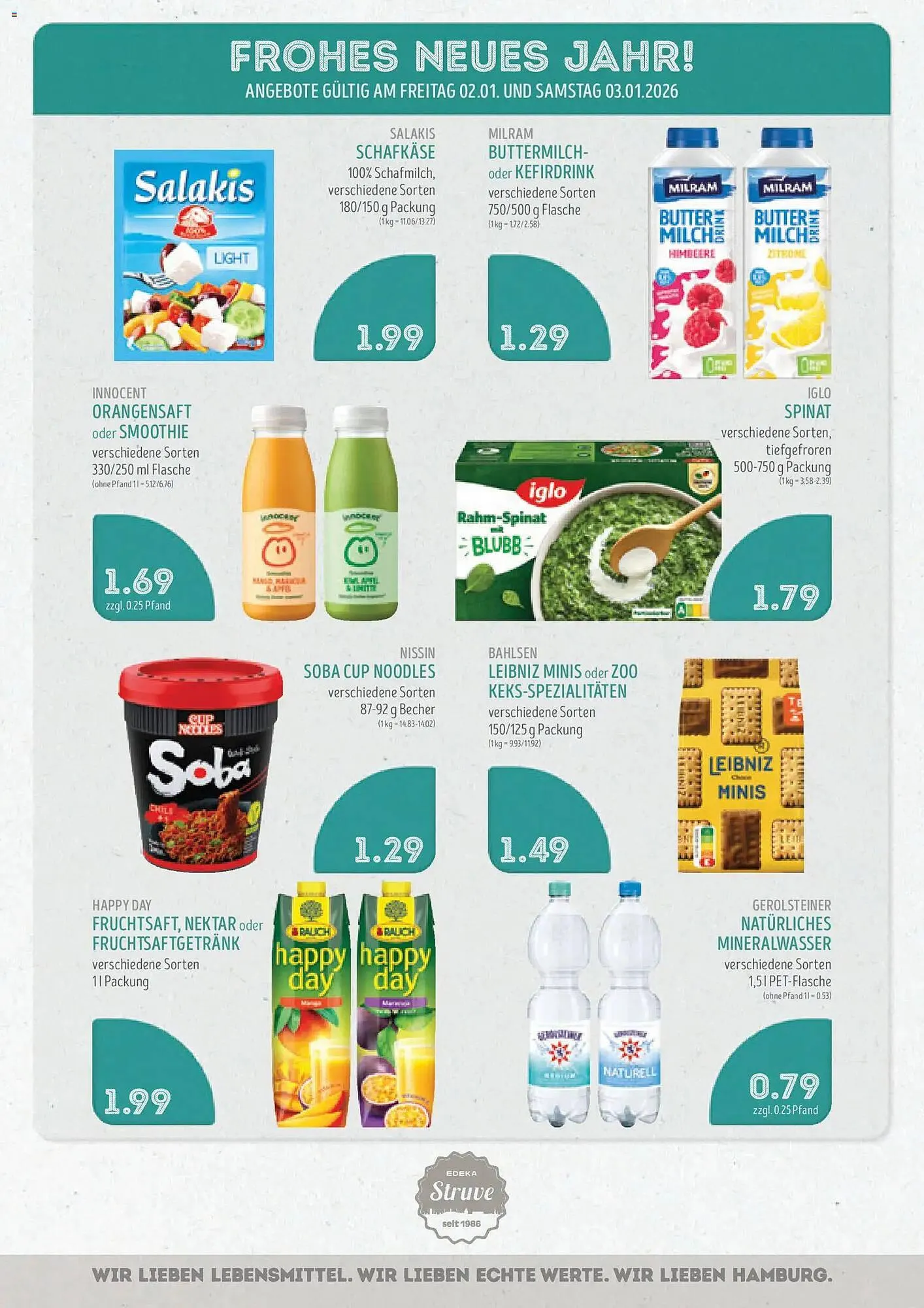 Edeka Struve Prospekt von 29. Dezember bis 3. Januar 2026 - Prospekt seite 15