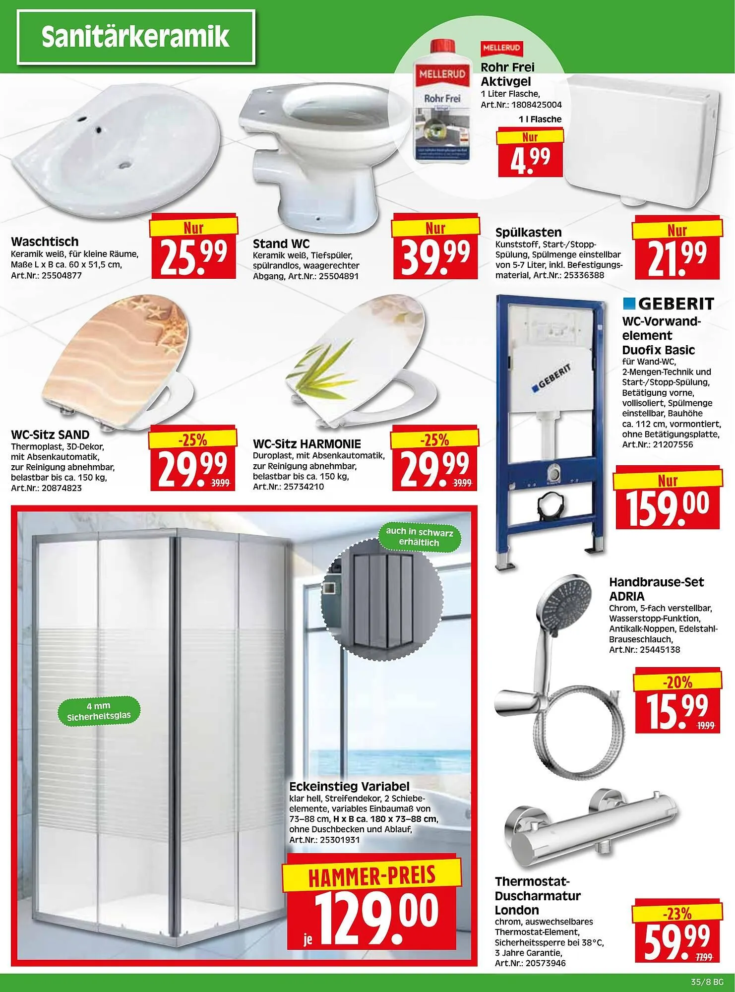 Herkules Baumarkt Prospekt von 25. August bis 30. August 2025 - Prospekt seite 8