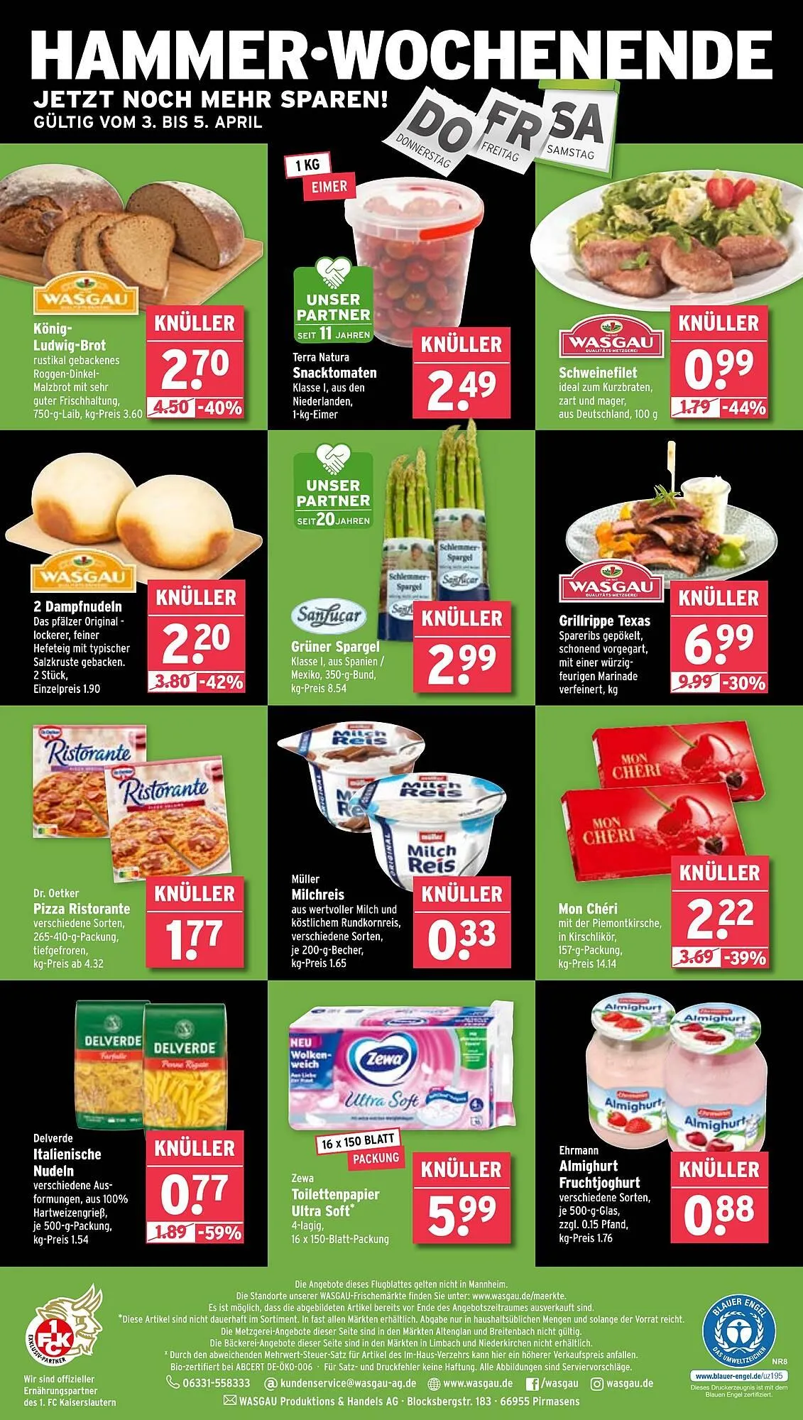 Wasgau Prospekt von 31. März bis 5. April 2025 - Prospekt seite 28