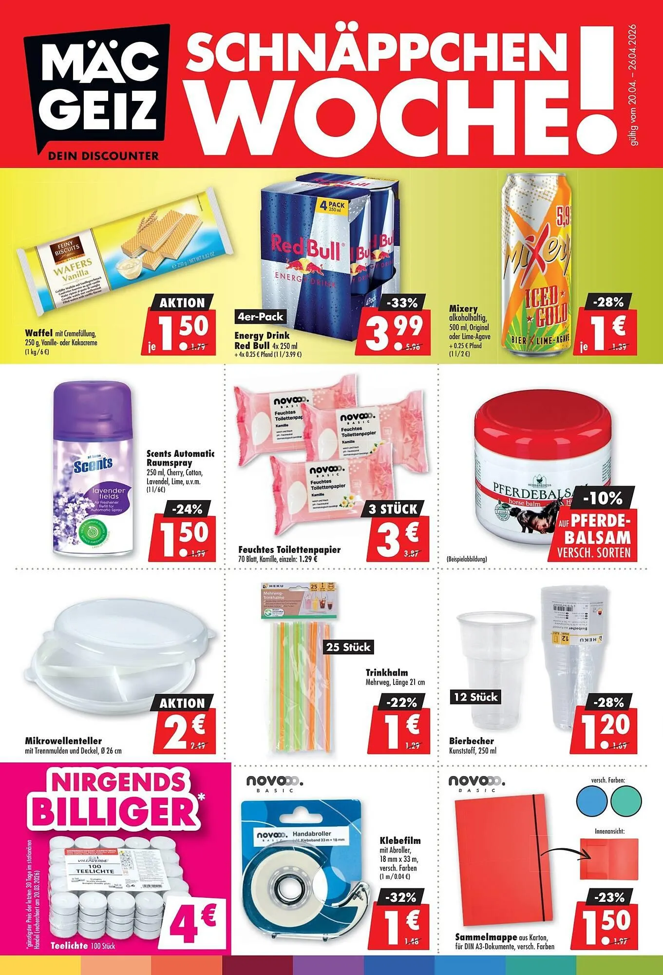 Mäc Geiz Prospekt von 20. April bis 26. April 2026 - Prospekt seite 1