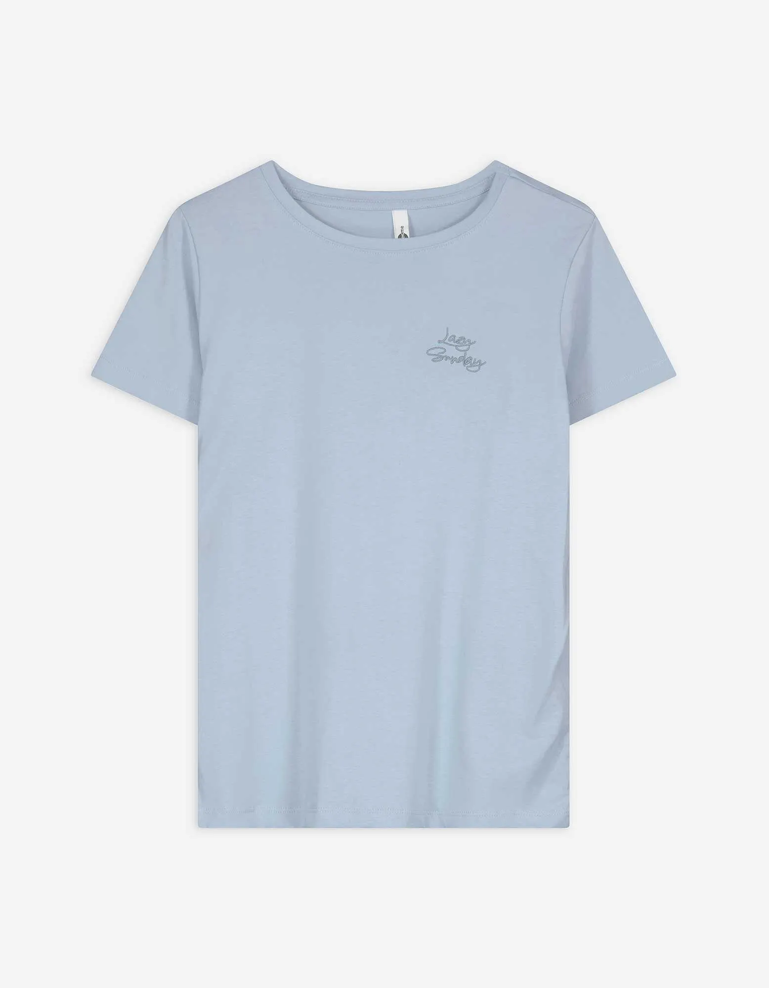 T-Shirt - Baumwolle - hellblau