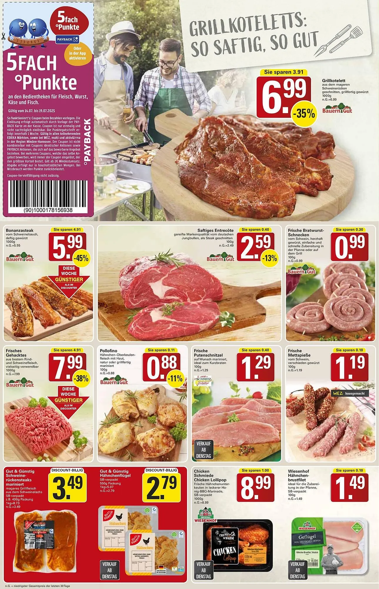 WEZ Prospekt von 14. Juli bis 19. Juli 2025 - Prospekt seite 4