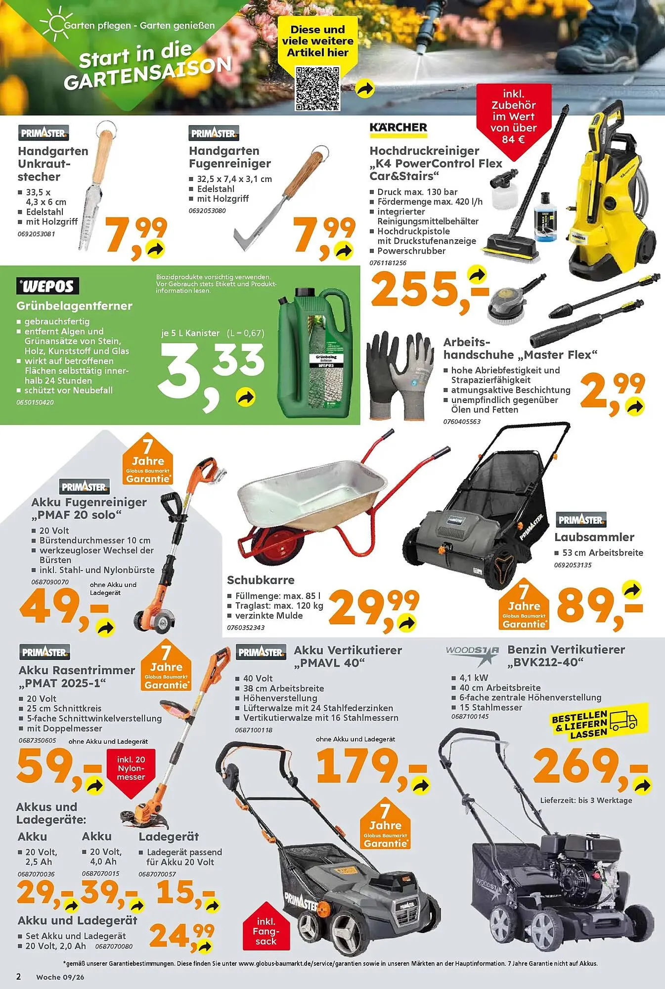 Globus Baumarkt Prospekt von 22. Februar bis 27. Februar 2026 - Prospekt seite 2