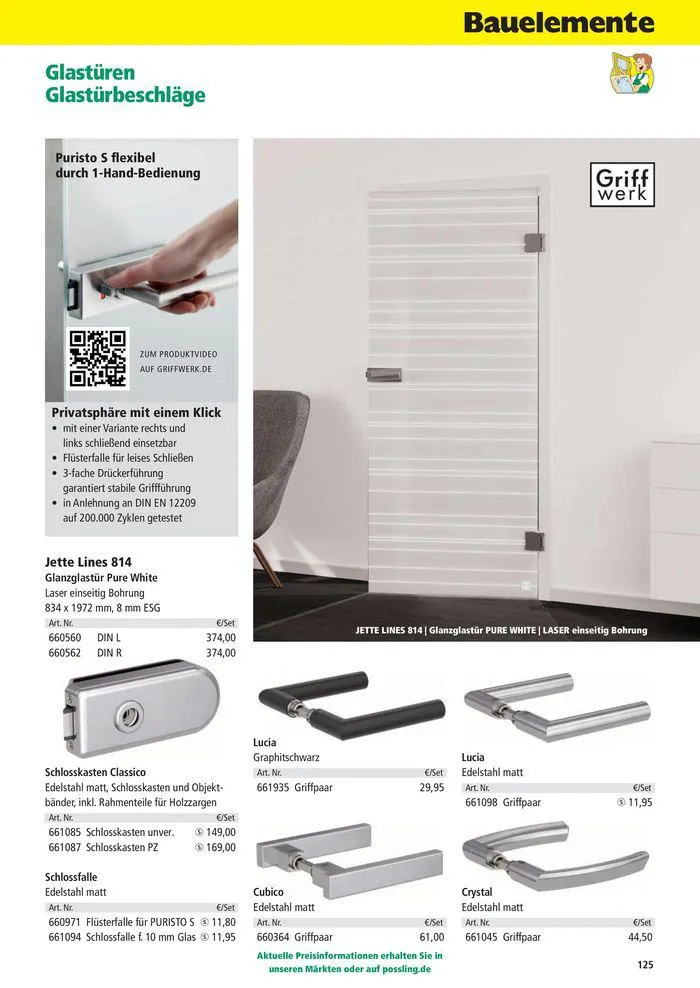 Holz-& Baukatalog 2024/25 von 27. März bis 31. Januar 2025 - Prospekt seite 125