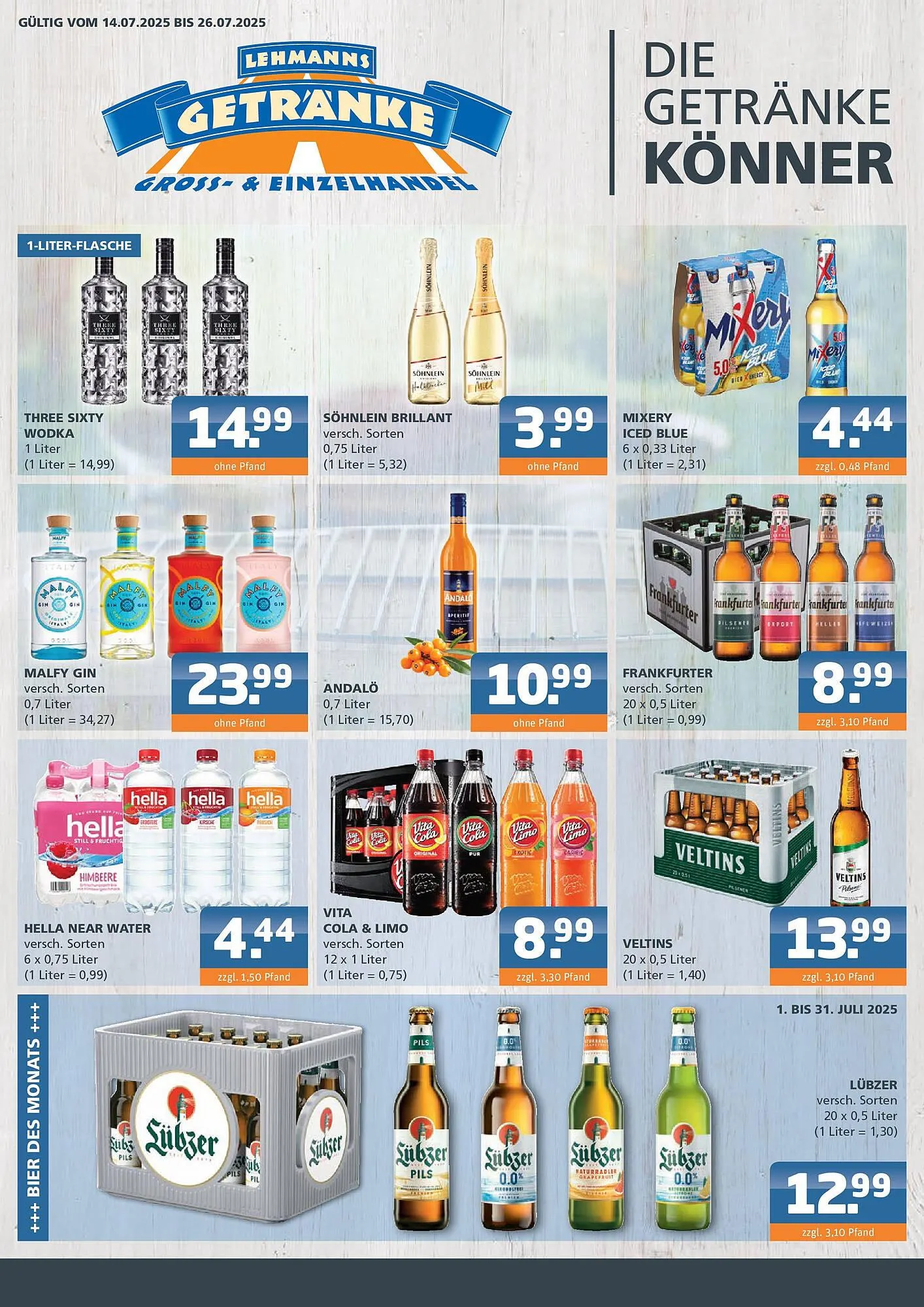 Getränke Lehmann Prospekt - 1