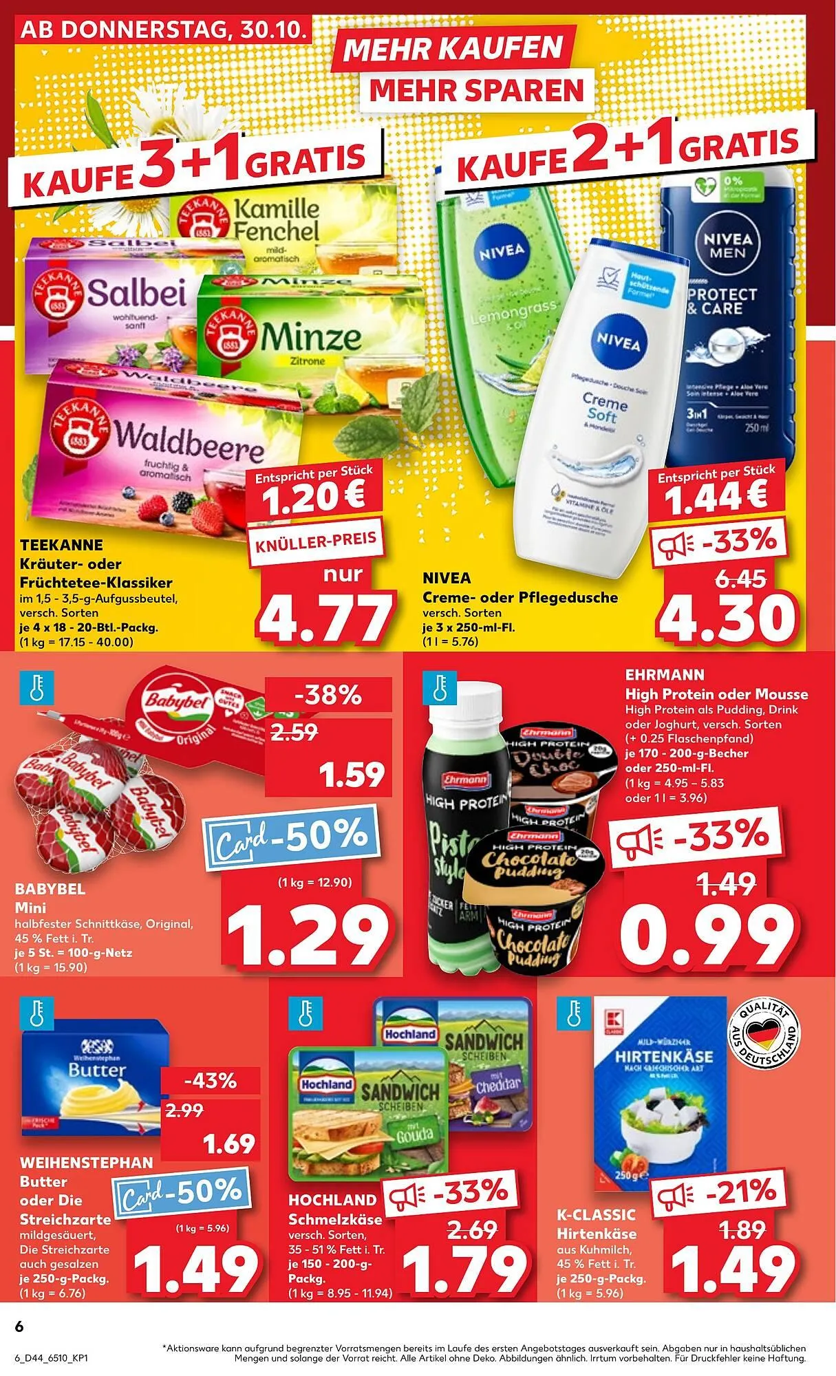 Kaufland Prospekt von 30. Oktober bis 5. November 2025 - Prospekt seite 6