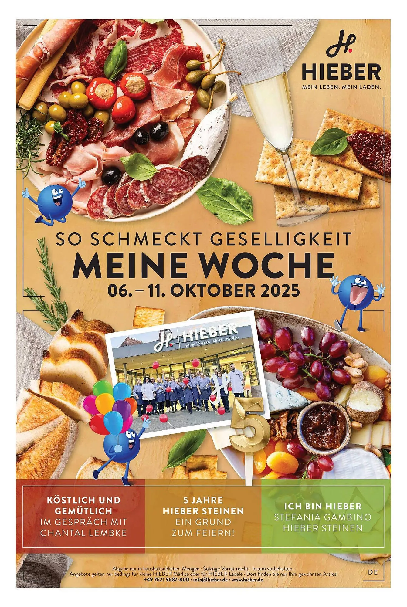 Hieber's Frische Center Prospekt von 5. Oktober bis 11. Oktober 2025 - Prospekt seite 1