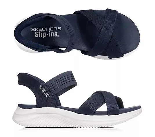 SKECHERS Damen-Sandale Ultra Flex 3.0 Mesh Hands Free Slip-ins®