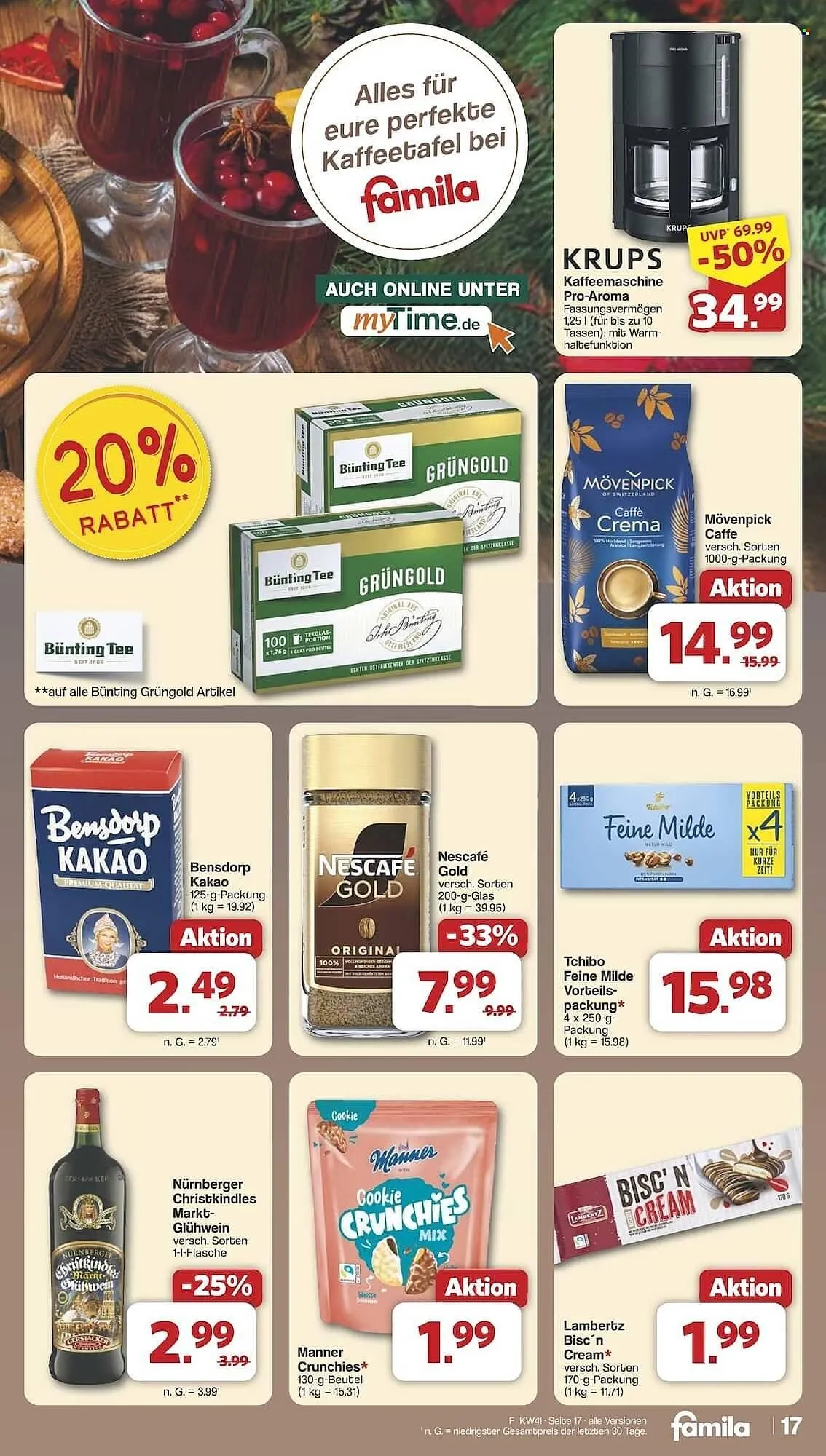 Famila Nord Ost Prospekt von 6. Oktober bis 11. Oktober 2025 - Prospekt seite 17