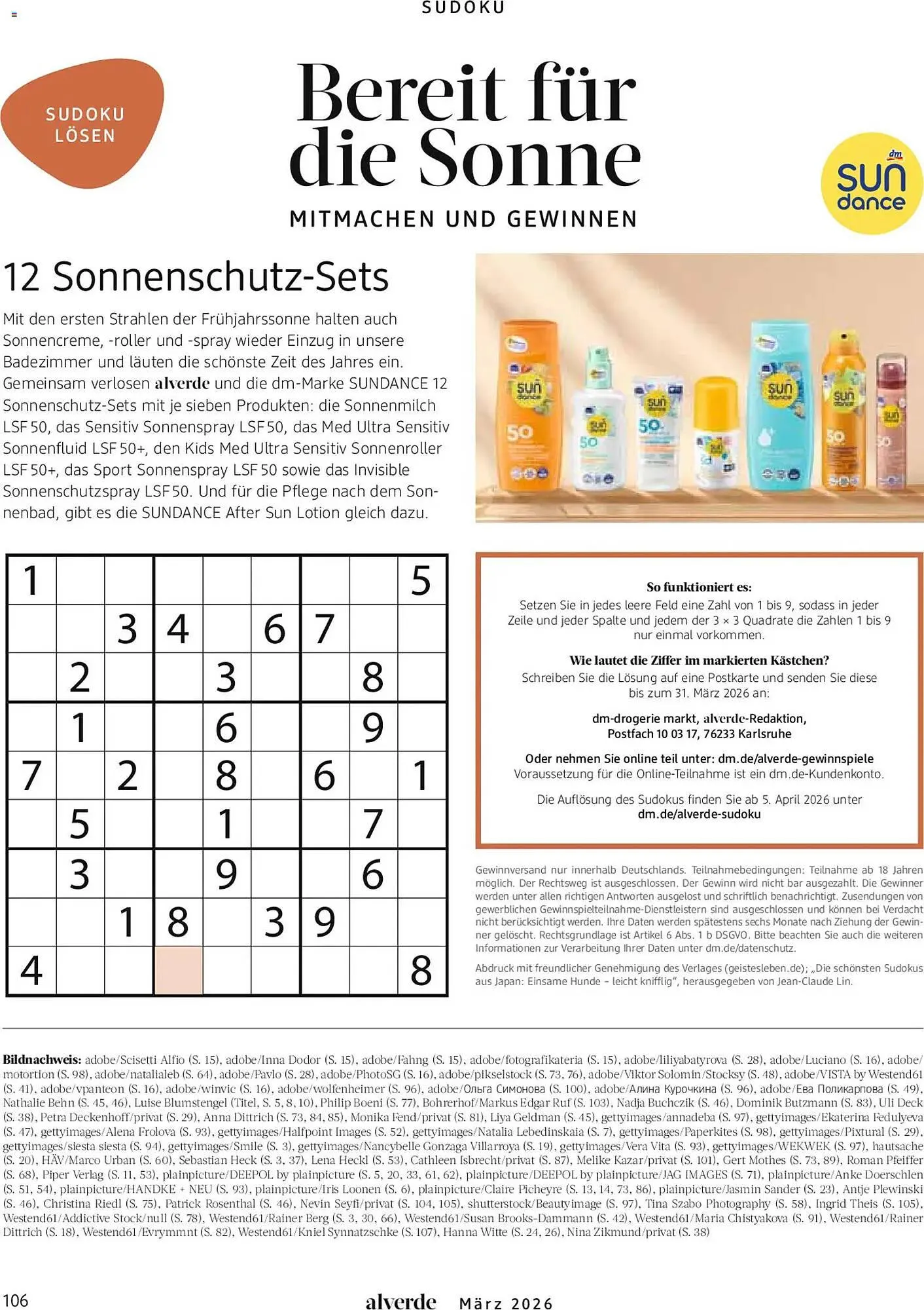 Dm drogerie Magazin von 1. März bis 31. März 2026 - Prospekt seite 106